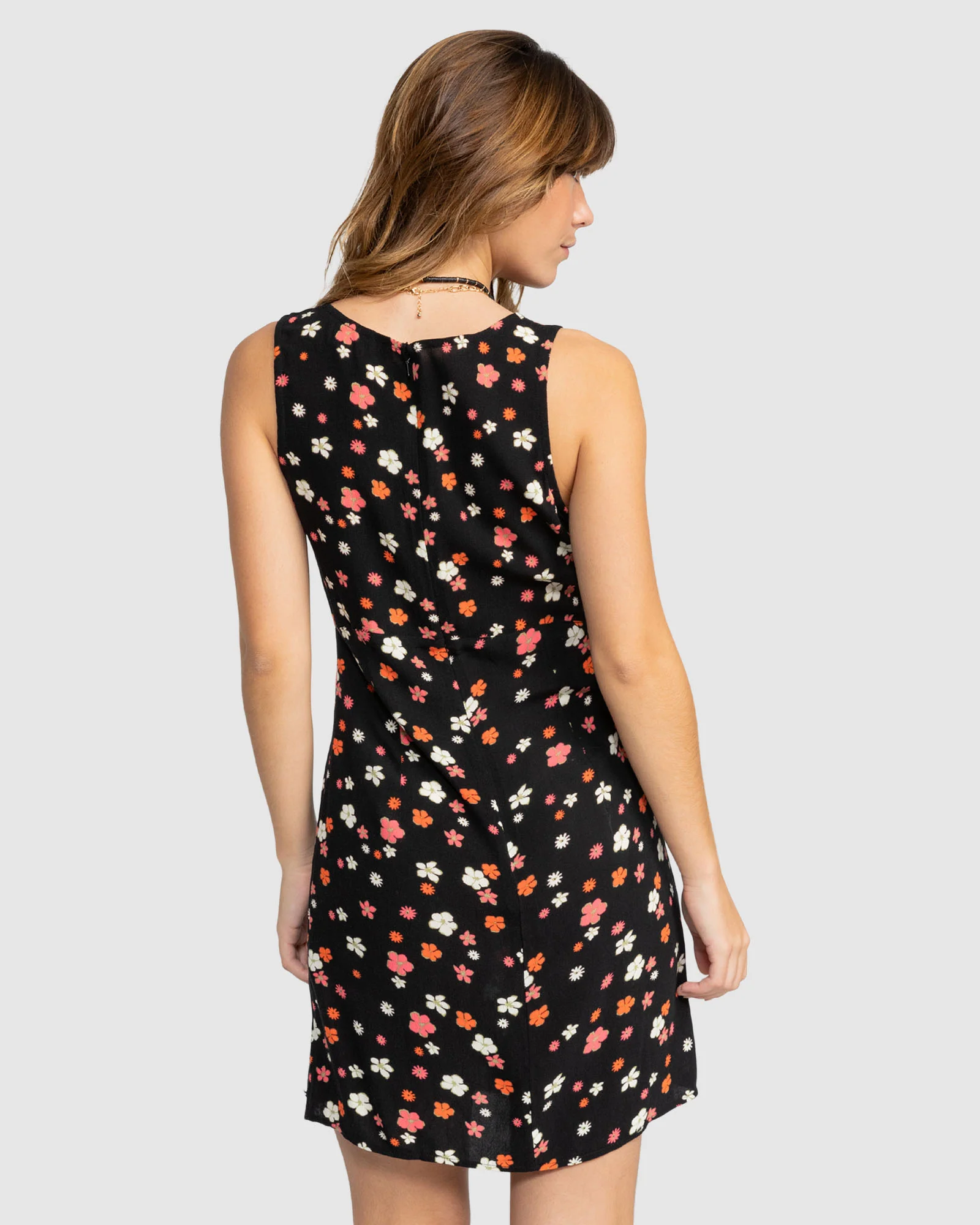 Womens Sunday Feeling Print Mini Dress - Image 3