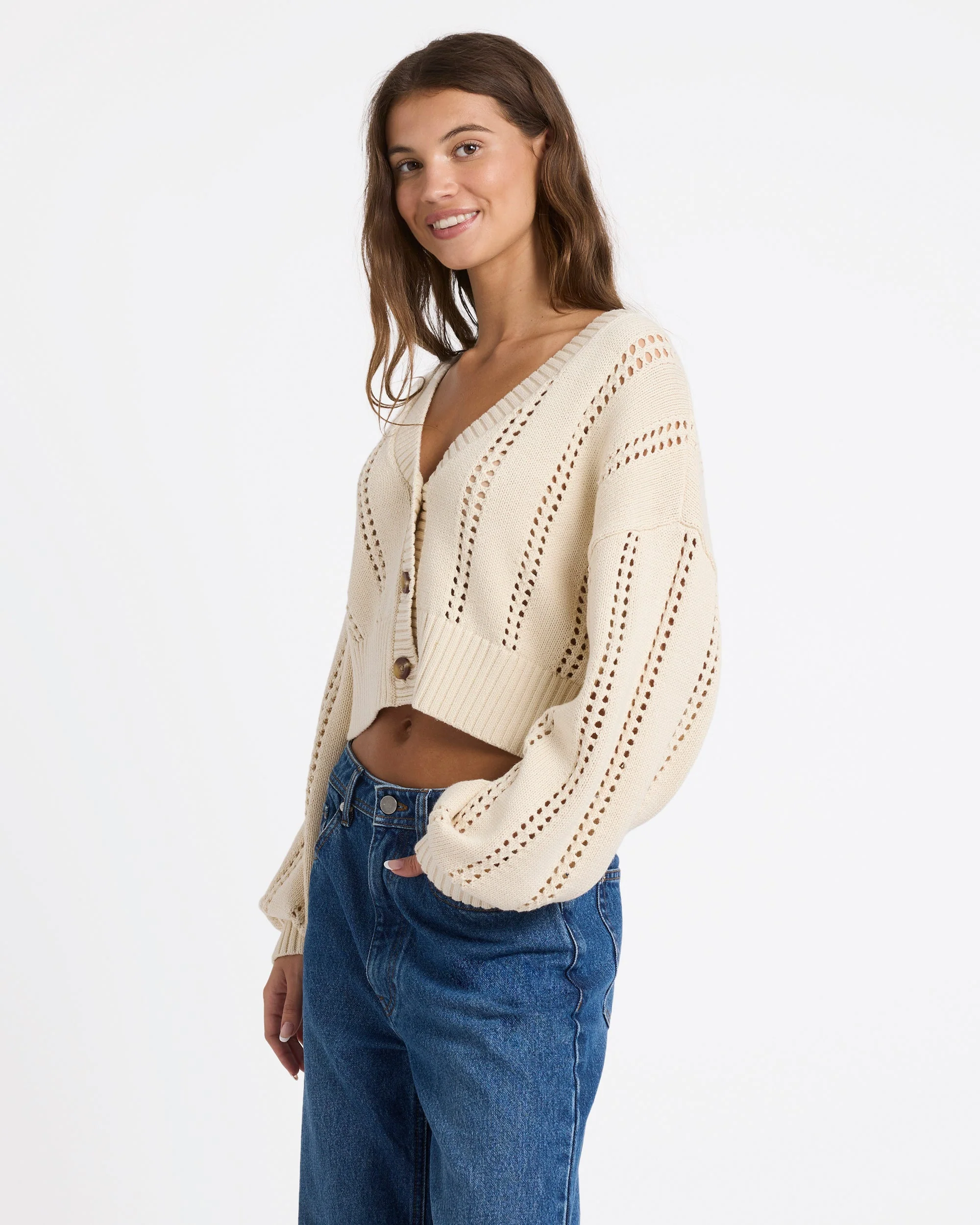Womens Sunlaced Cardigan - Image 3