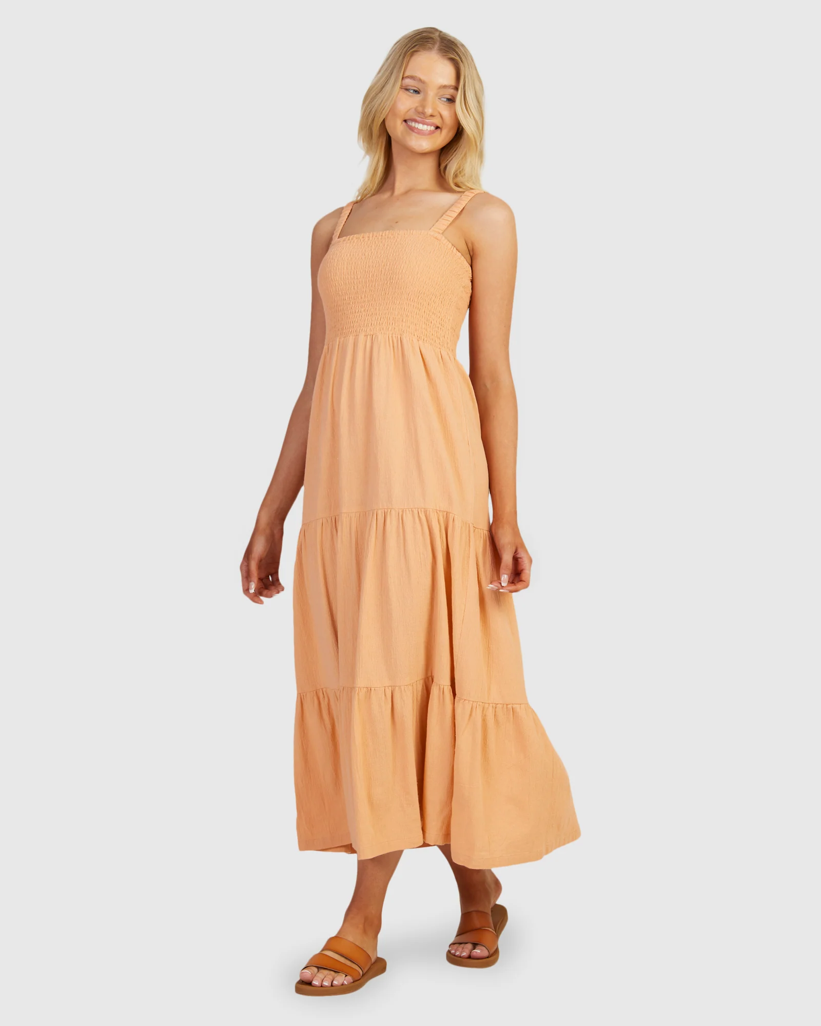 Womens Sunnier Shores Solid Dress - Image 2