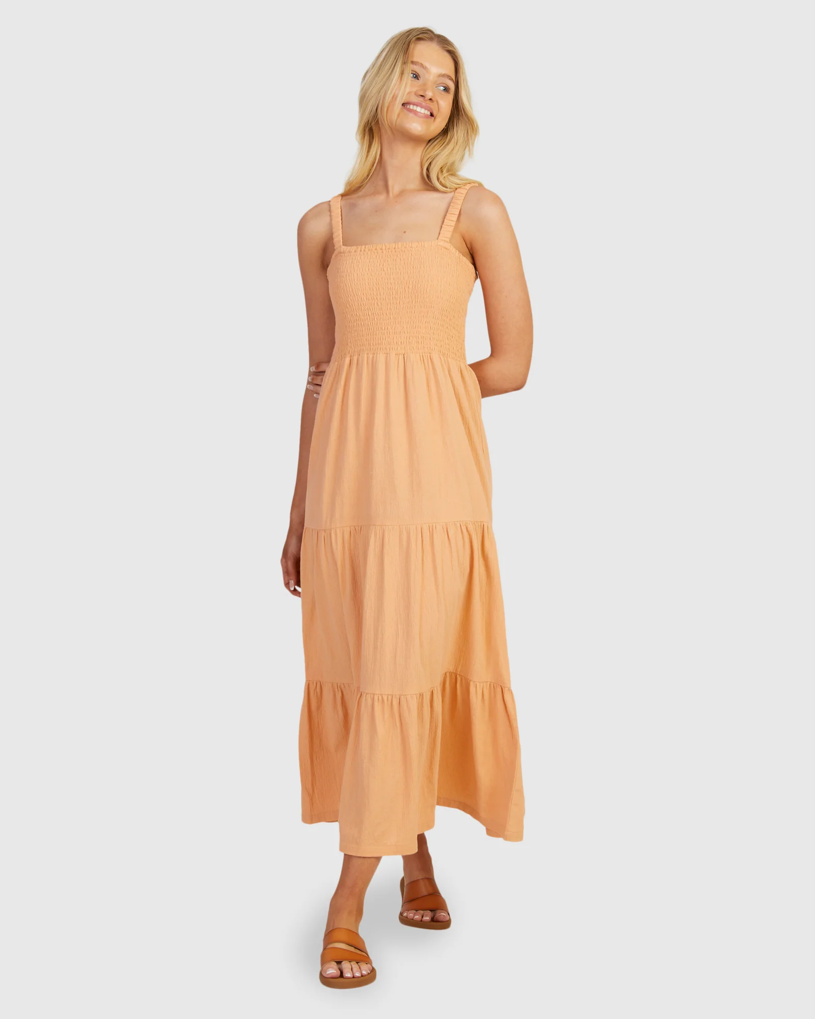 Womens Sunnier Shores Solid Dress - Image 5