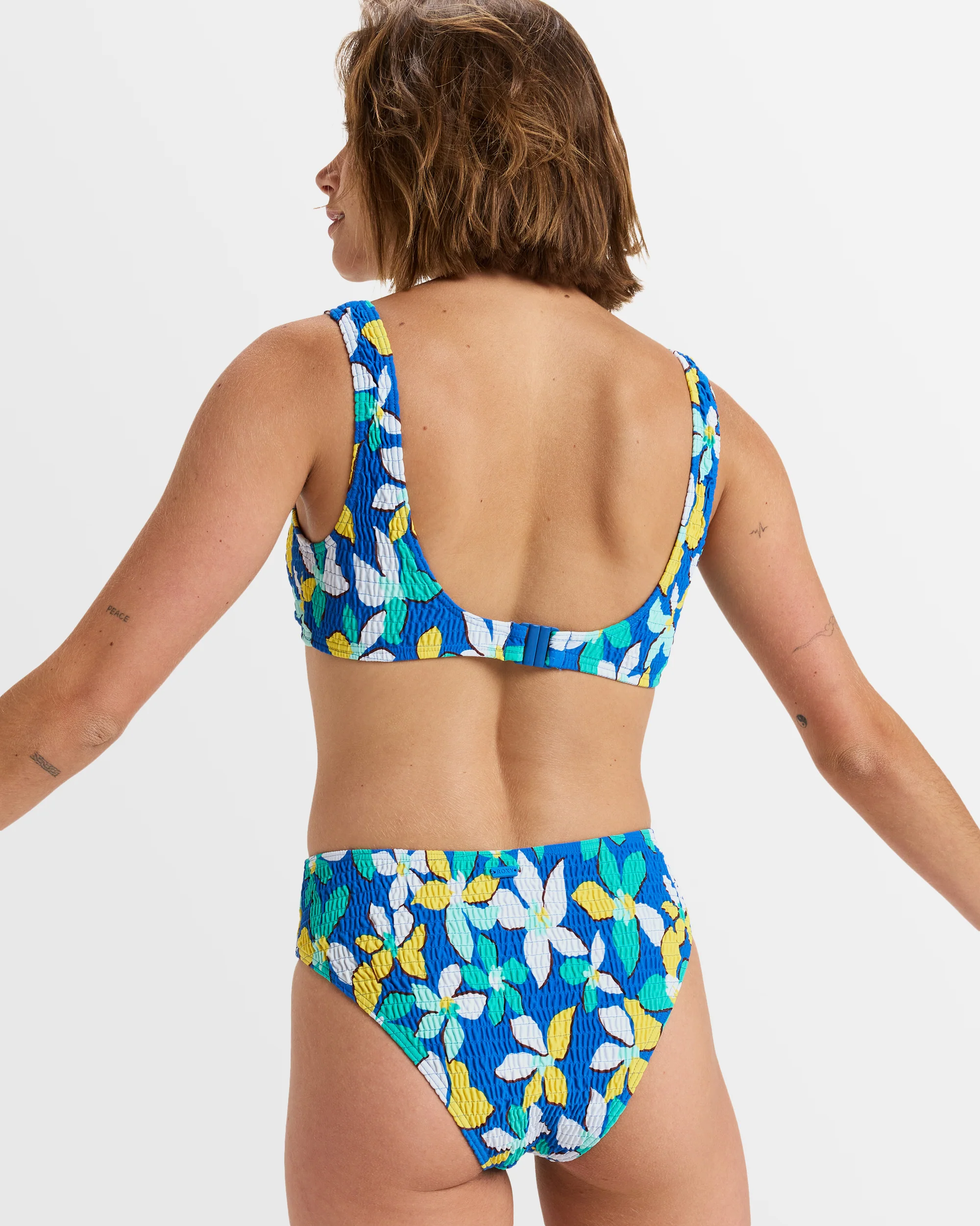 Womens Sunny Days Floral Bikini Top - Image 3