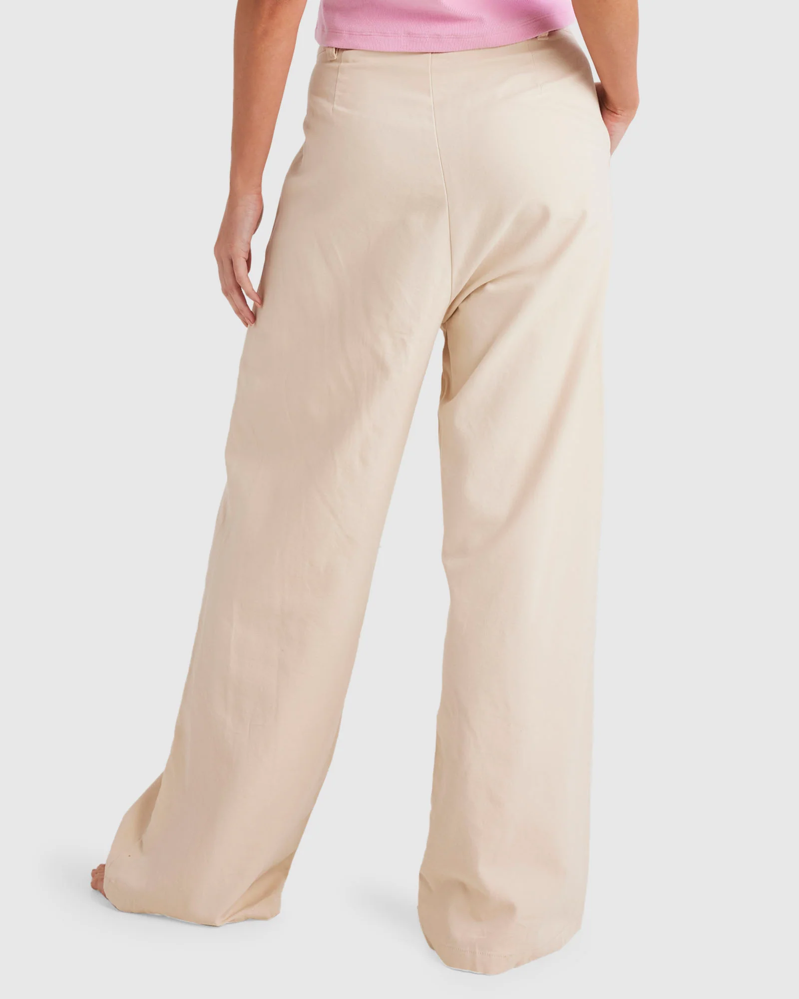 Womens Sunny Canvas Trousers - Image 3