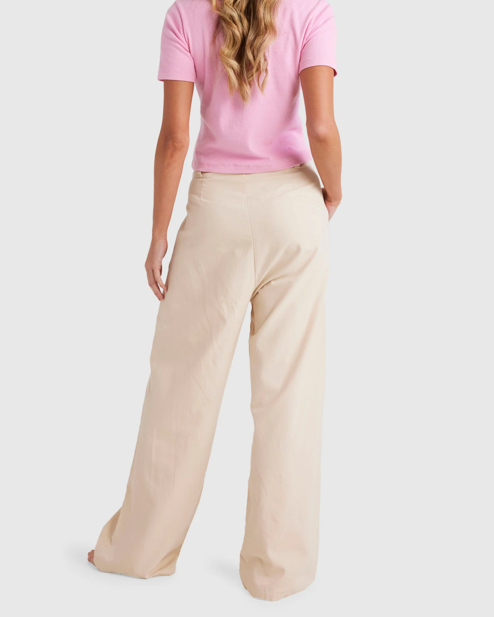 Womens Sunny Canvas Trousers - Image 6