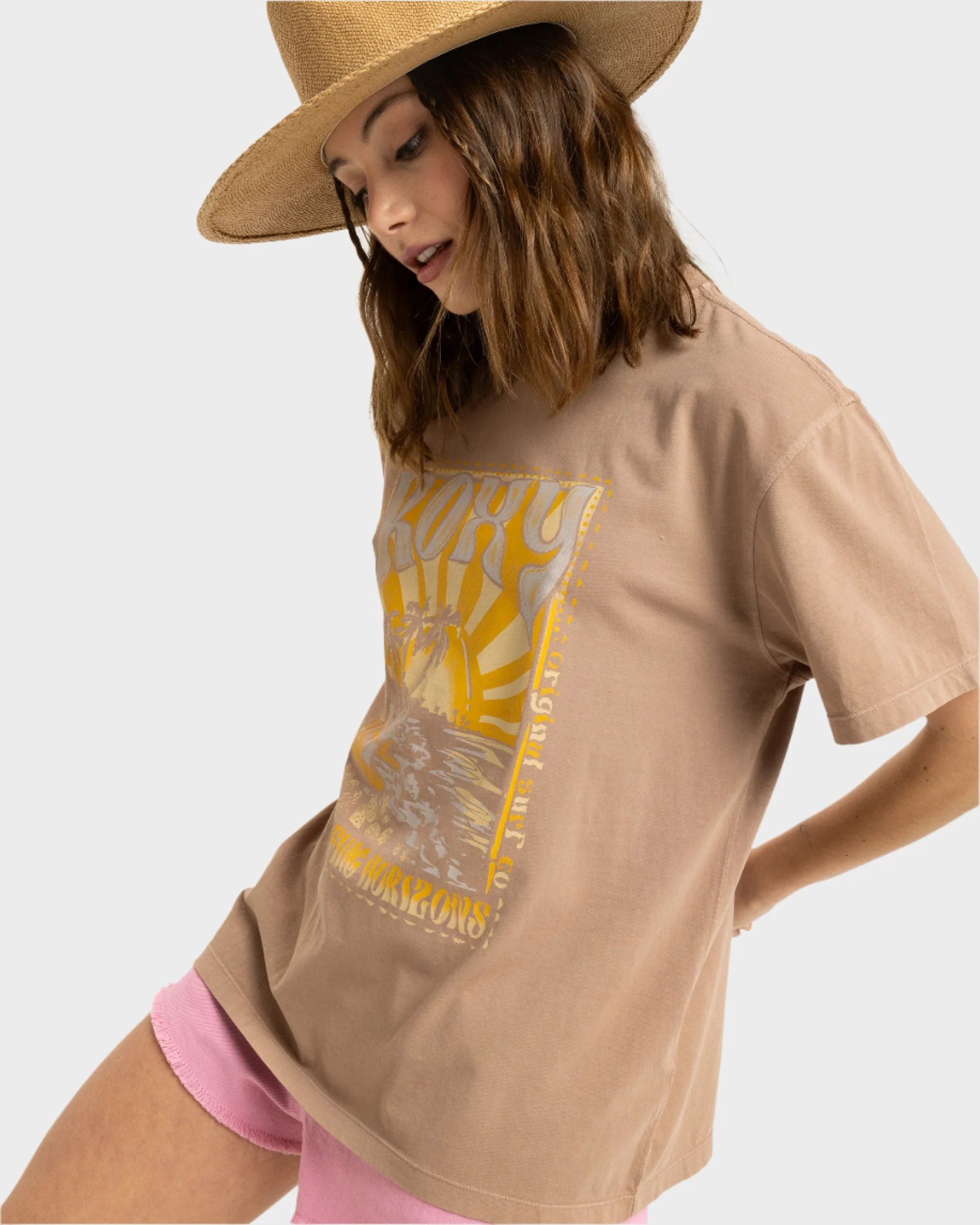 Womens Sunny Oversized Enzyme Wash T-Shirt - Image 2