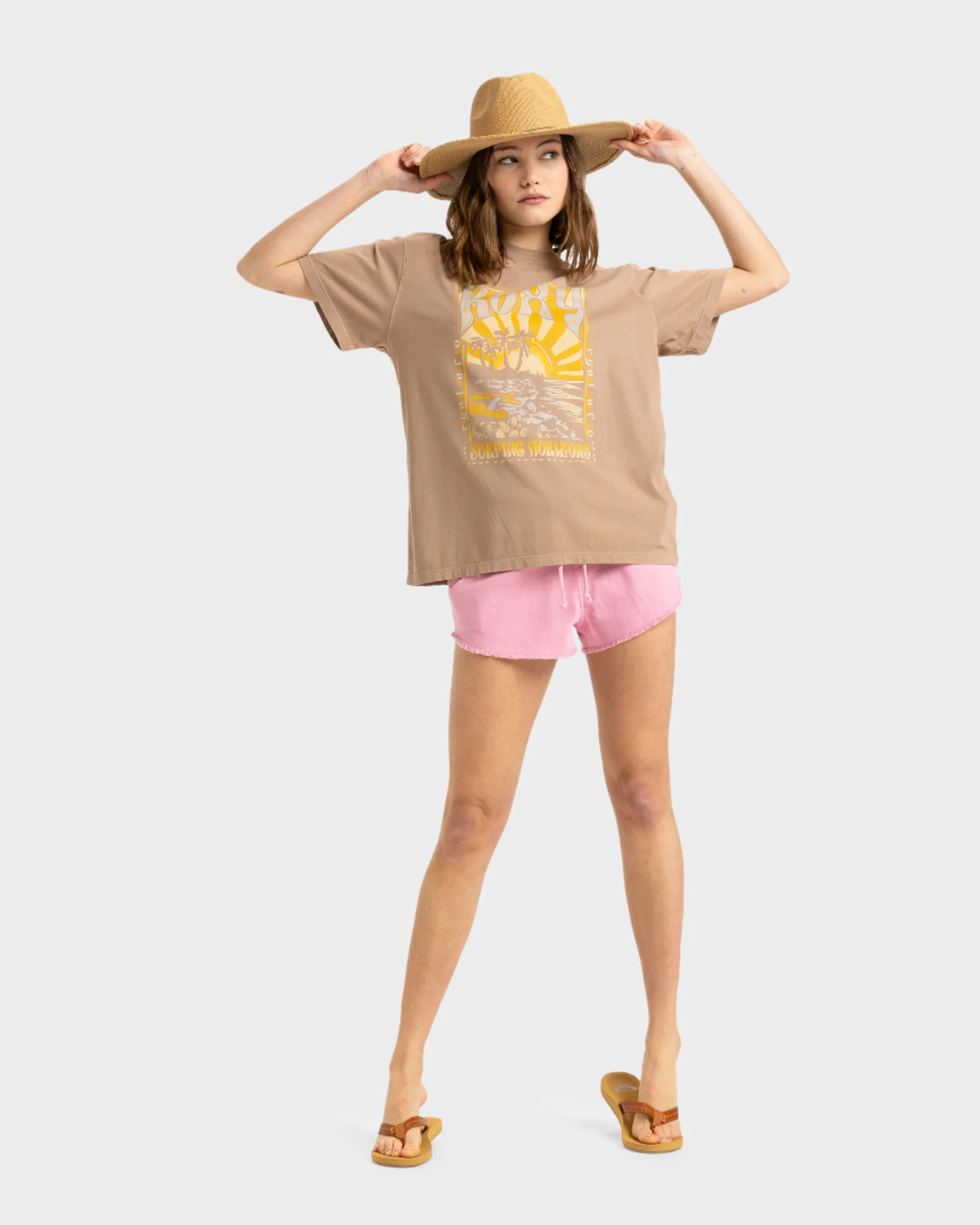 Womens Sunny Oversized Enzyme Wash T-Shirt - Image 3