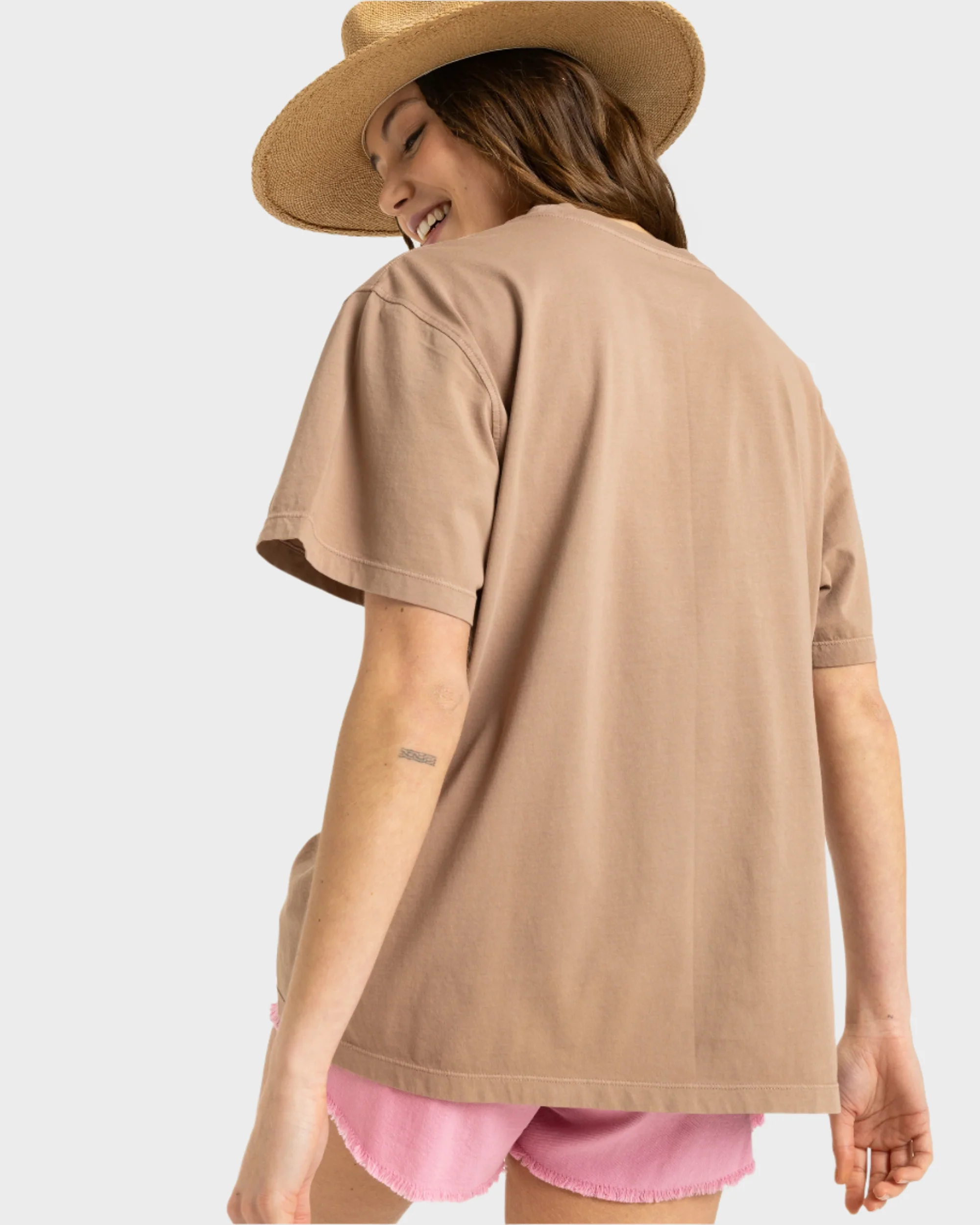 Womens Sunny Oversized Enzyme Wash T-Shirt - Image 4