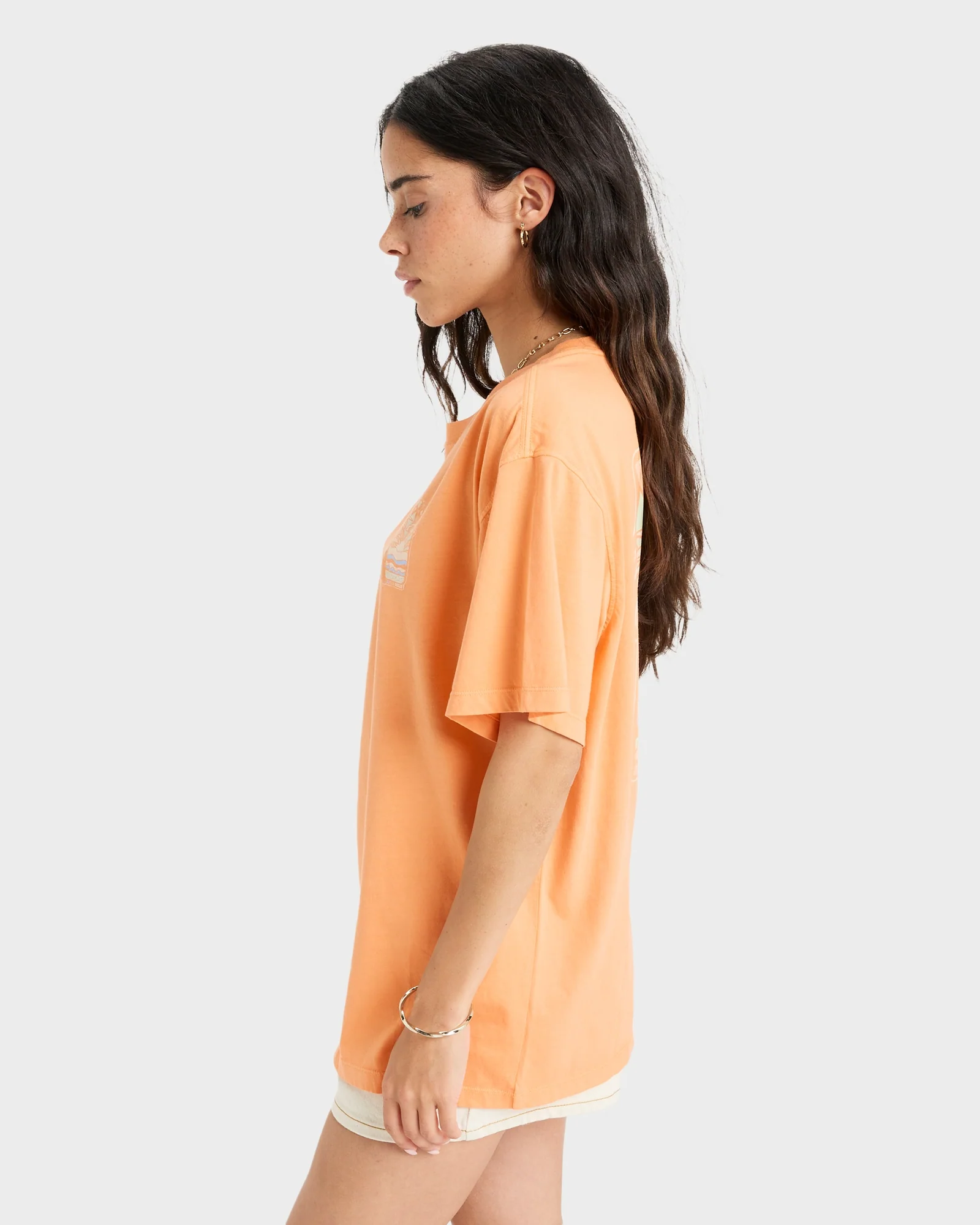 Womens Sunny Oversize Enzyme Wash T-Shirt - Image 2