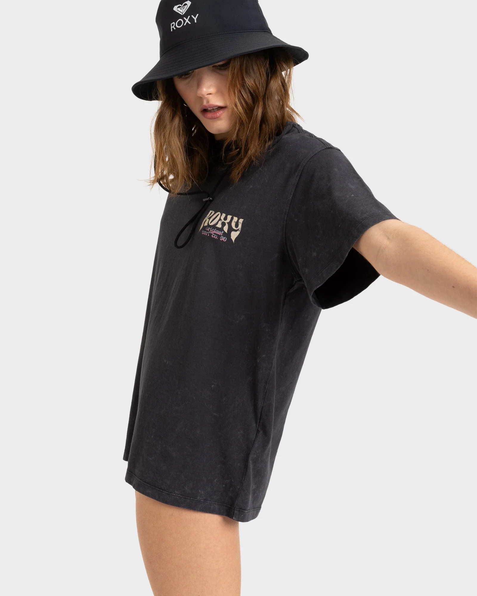 Womens Sunny Oversized Optic Wash T-Shirt - Image 2