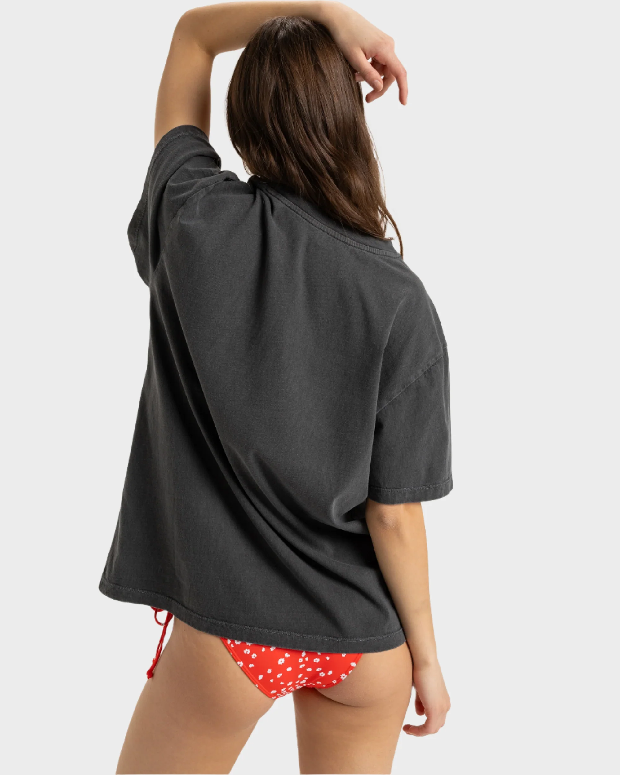 Womens Sunny Oversized Stone Wash T-Shirt - Image 6
