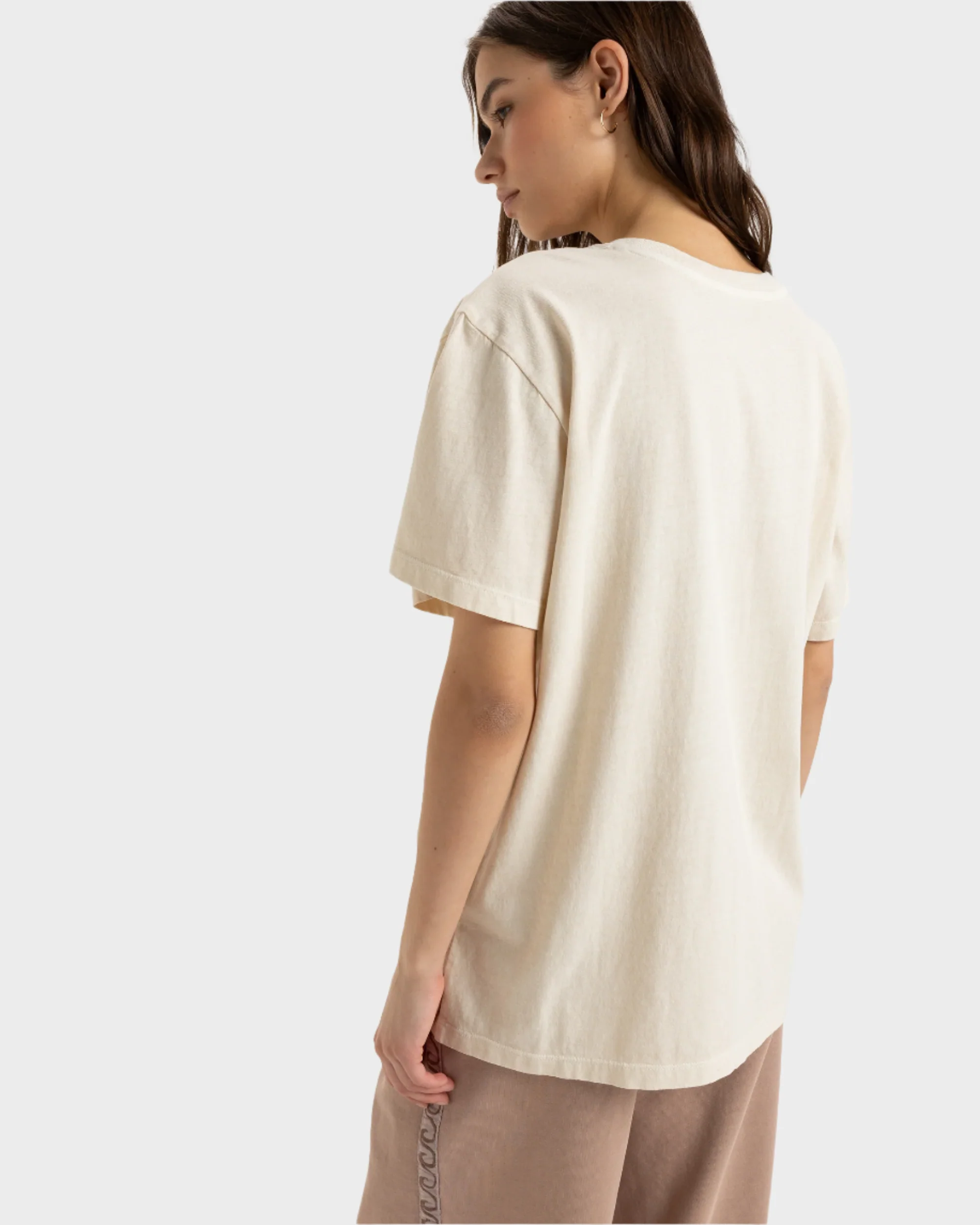 Womens Sunny Oversized Stone Wash T-Shirt - Image 4