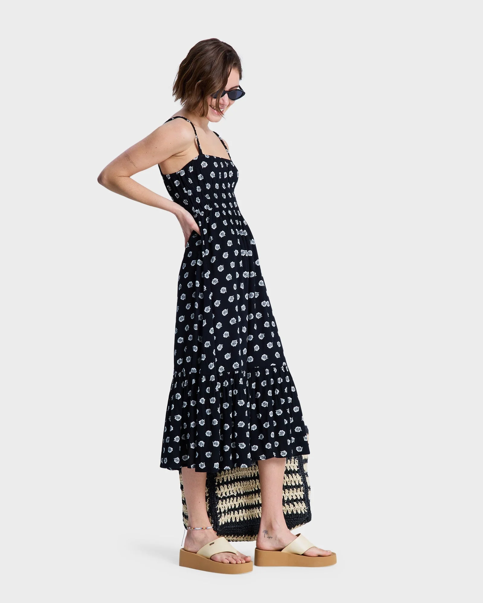 Womens Sunrise Coast Midi Dress - Image 4