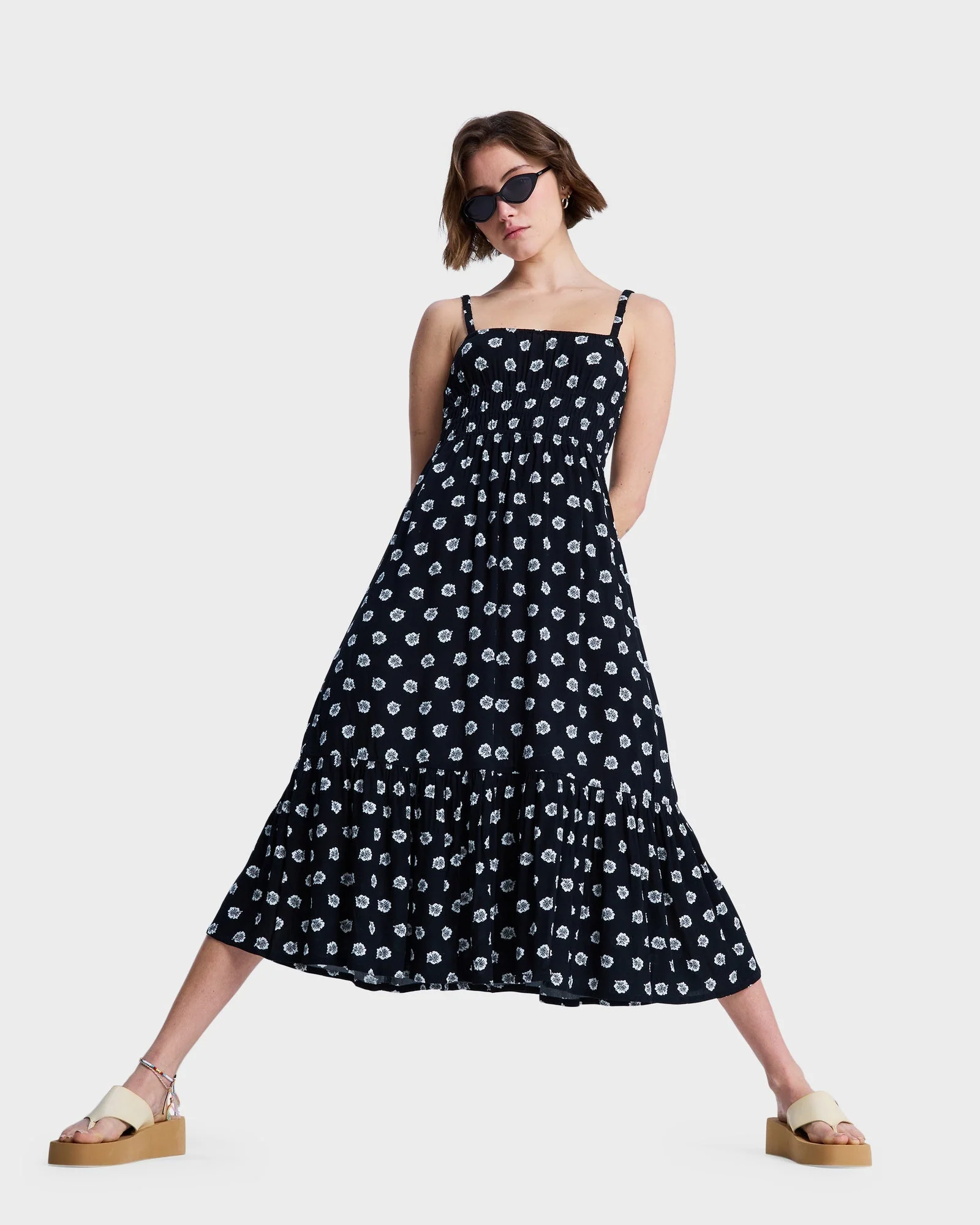 Womens Sunrise Coast Midi Dress - Image 5