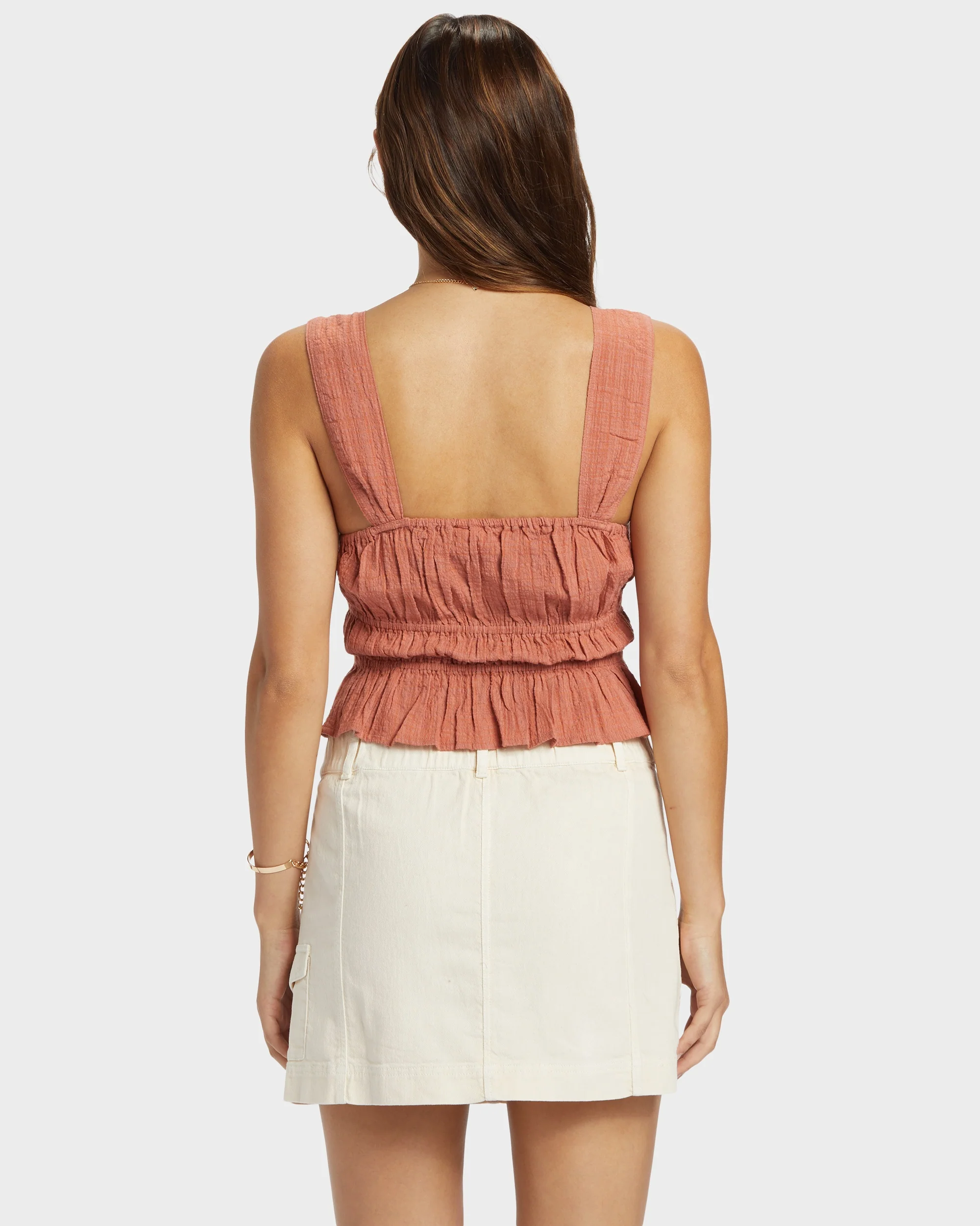 Womens Sunset Mist Cropped Vest Top - Image 7