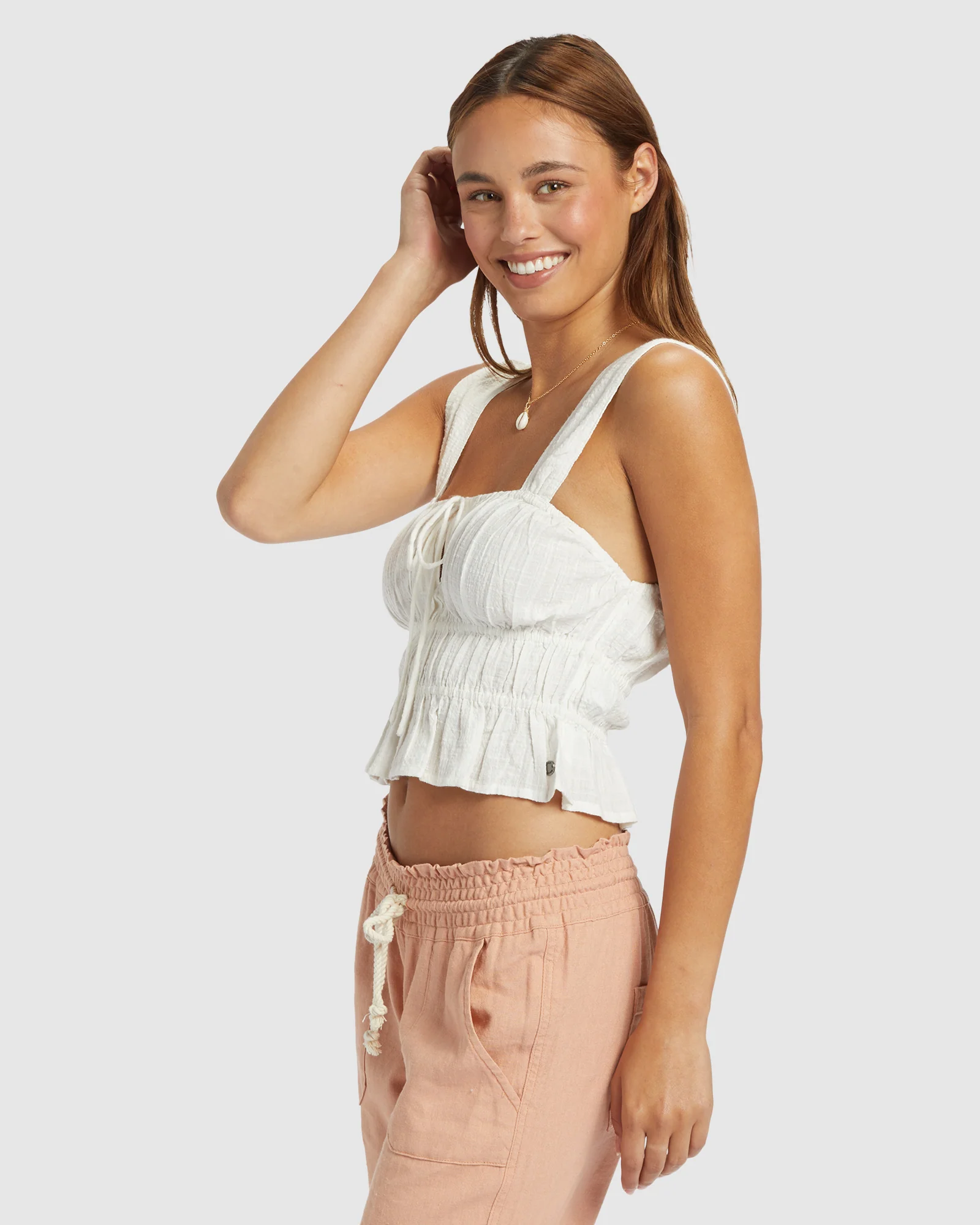 Womens Sunset Mist Crop Top - Image 2