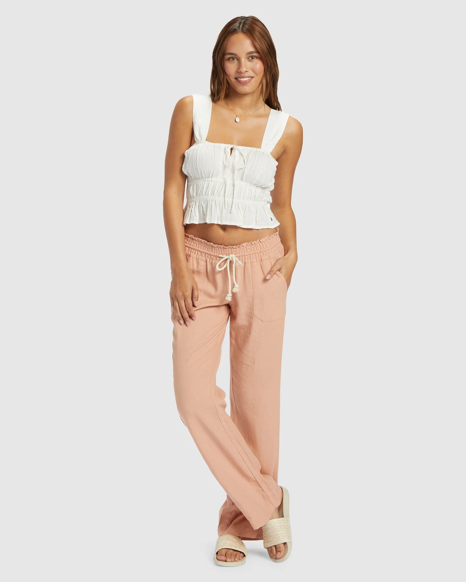 Womens Sunset Mist Crop Top - Image 5