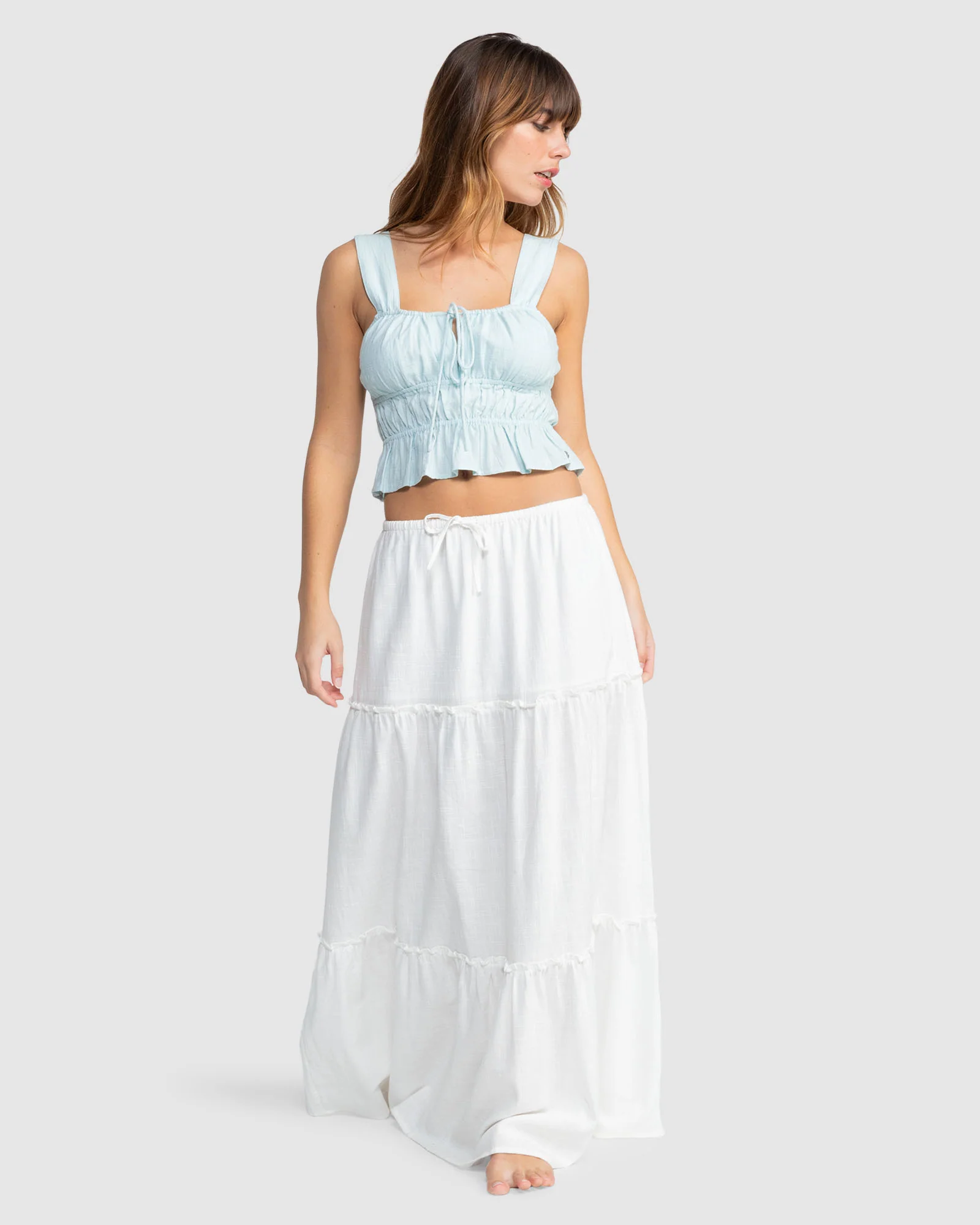 Womens Sunset Mist Crop Top - Image 5