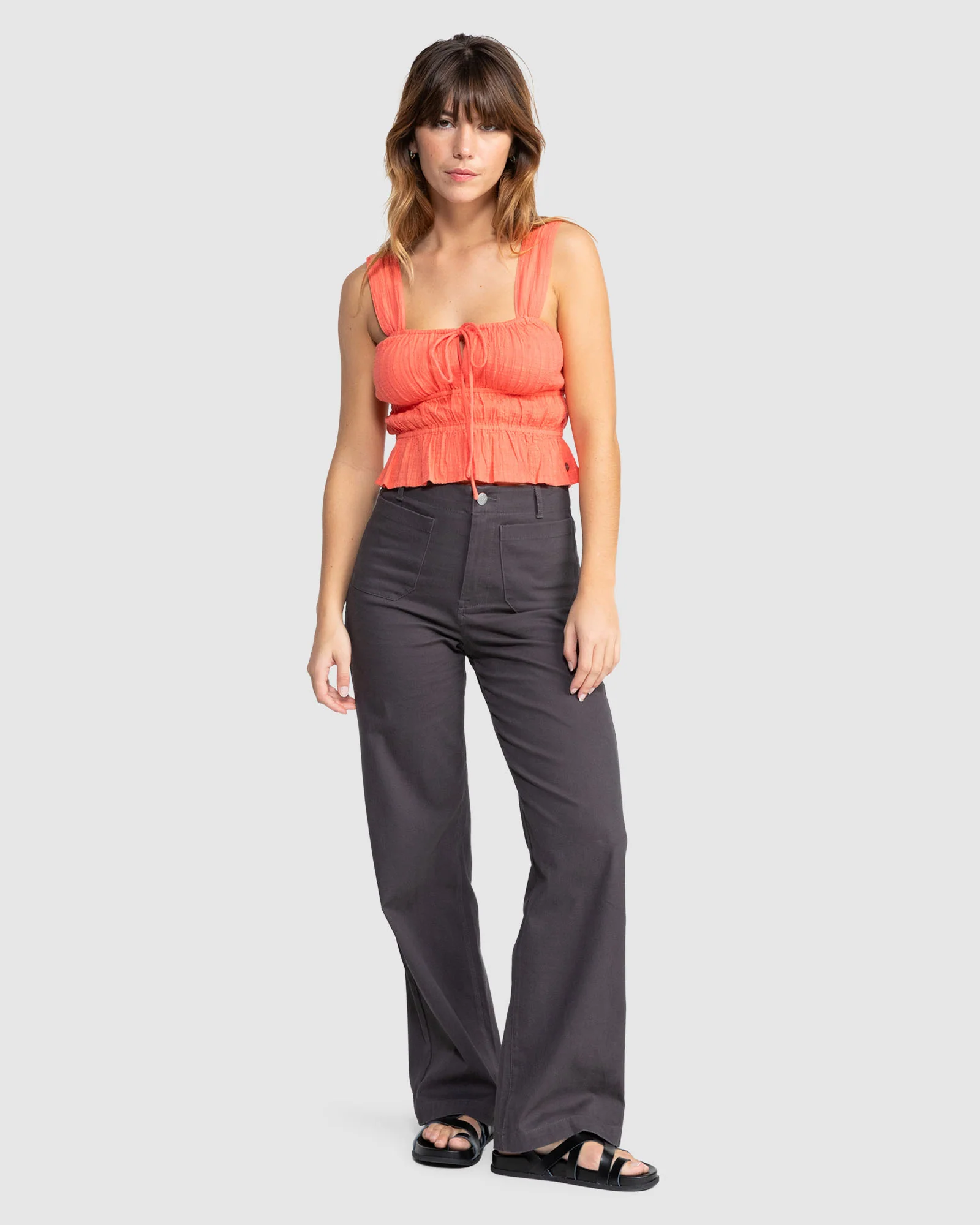 Womens Sunset Mist Crop Top - Image 5