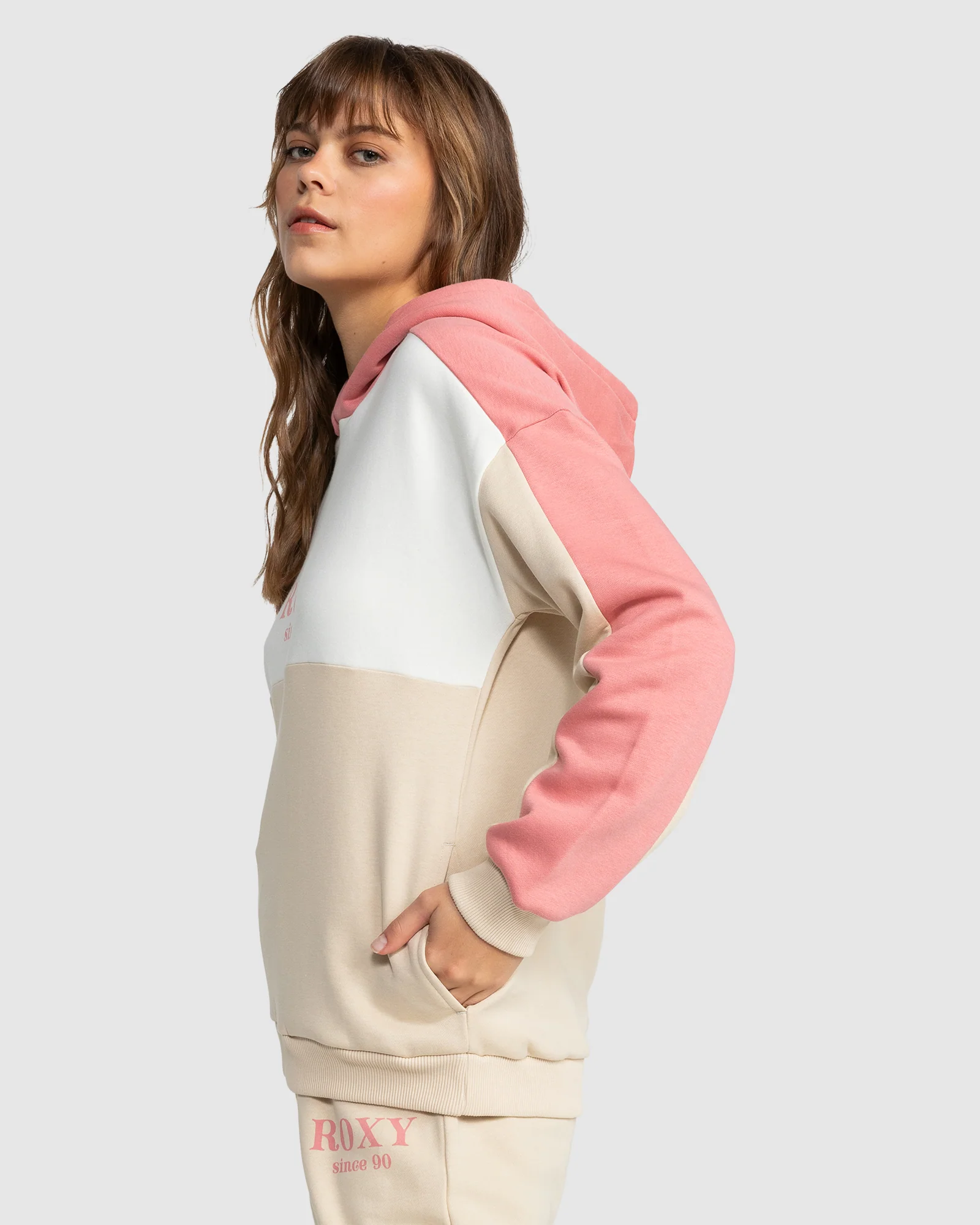 Womens Sunset Waves Pullover Hoodie - Image 2