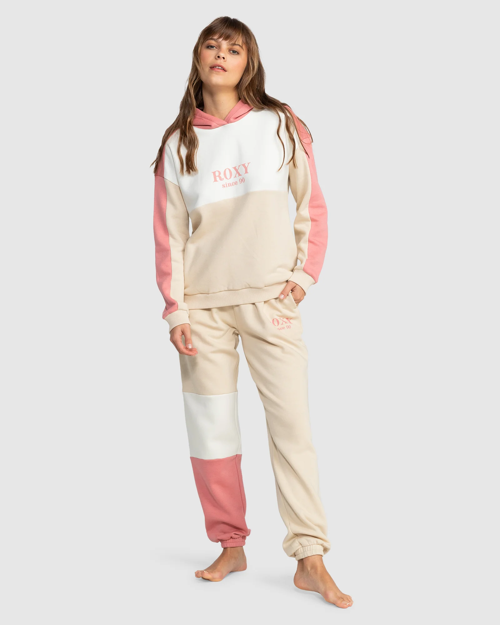 Womens Sunset Waves Pullover Hoodie - Image 5