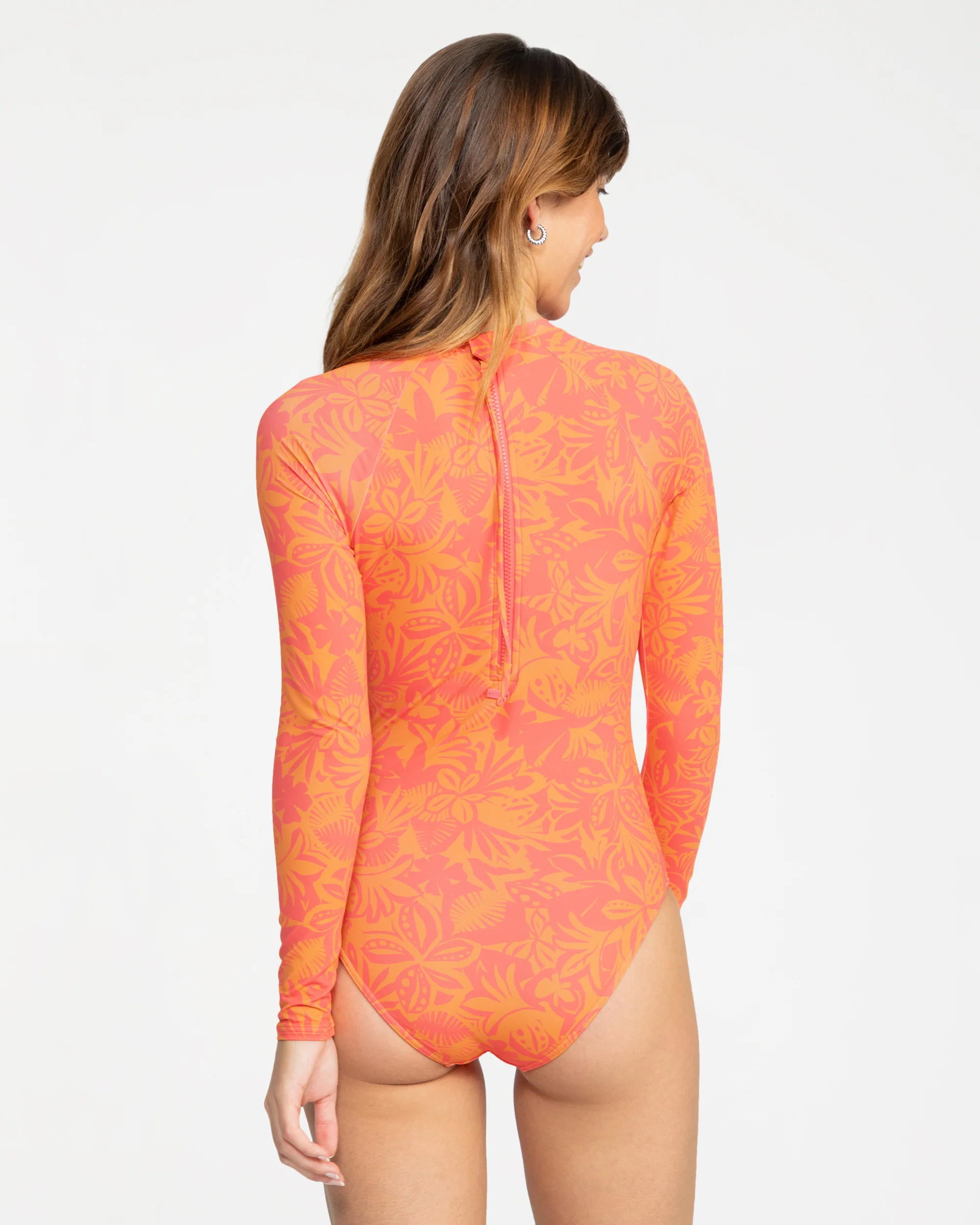 Womens Suntrip Long Sleeve One Piece Swimsuit - Image 2