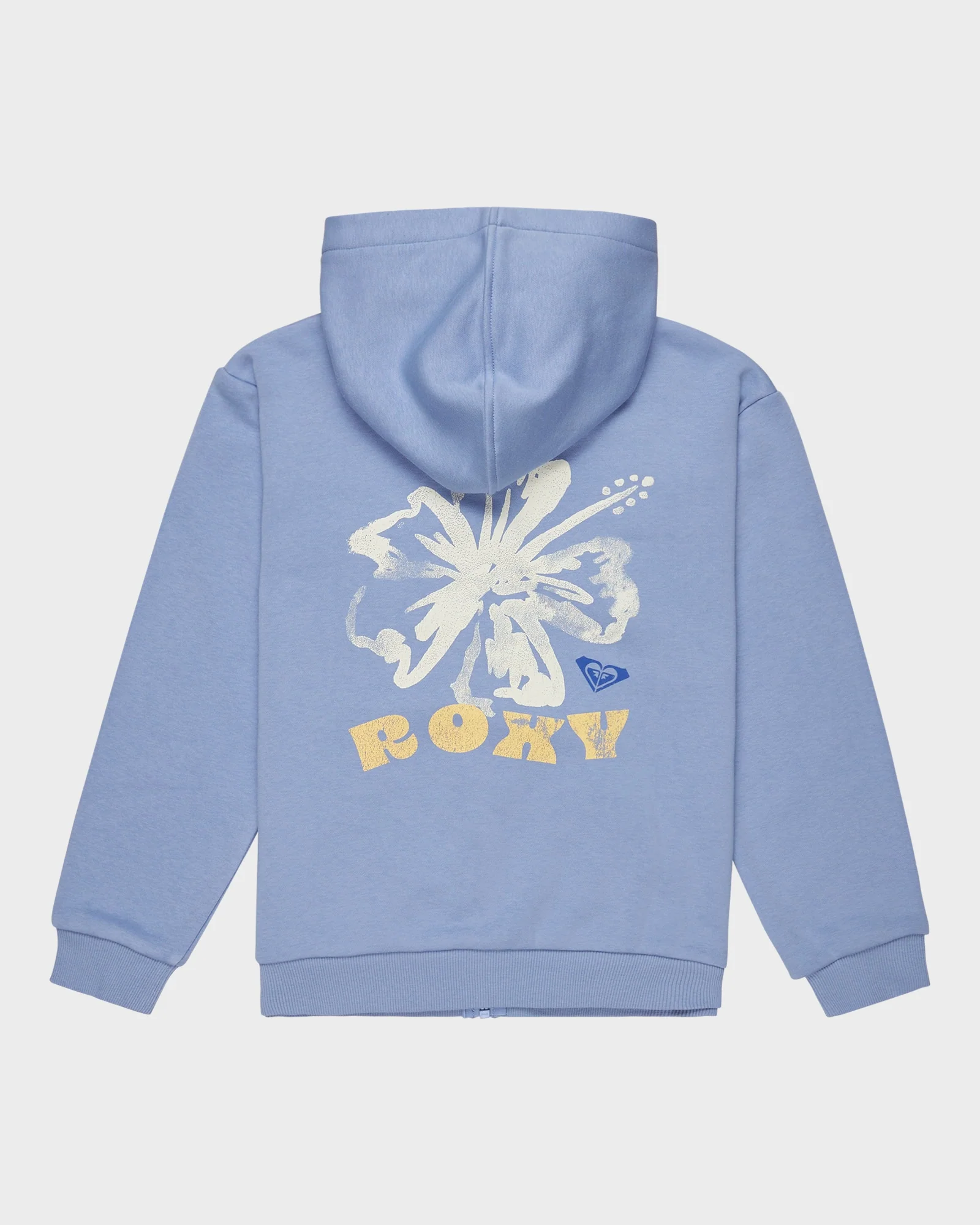 Girls 4-16 Surf Feeling Zip Up Brushed Hoodie - Image 2