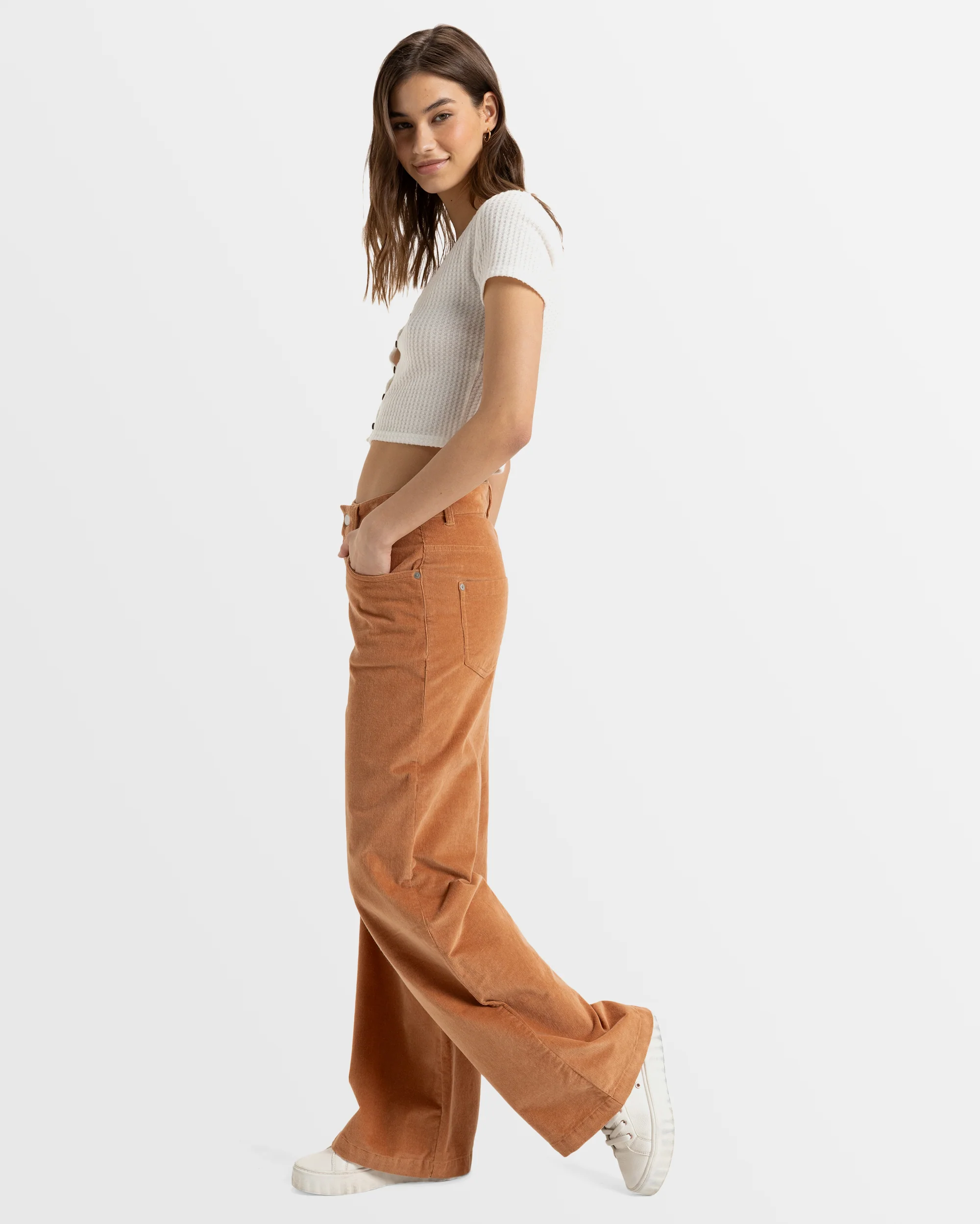 Womens Surf On Cloud Corduroy Pant - Image 3