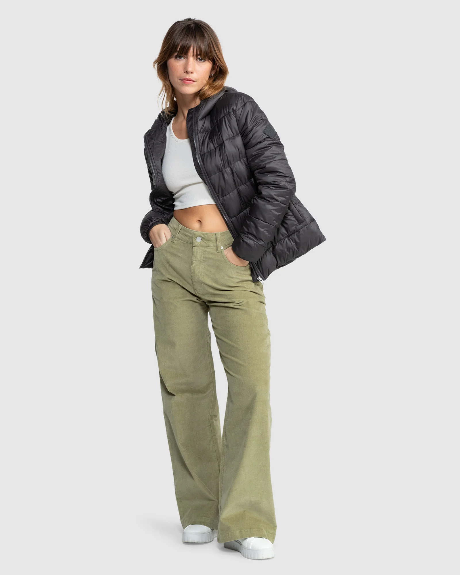 Womens Surf On Cloud Cord Stretch Pants - Image 5