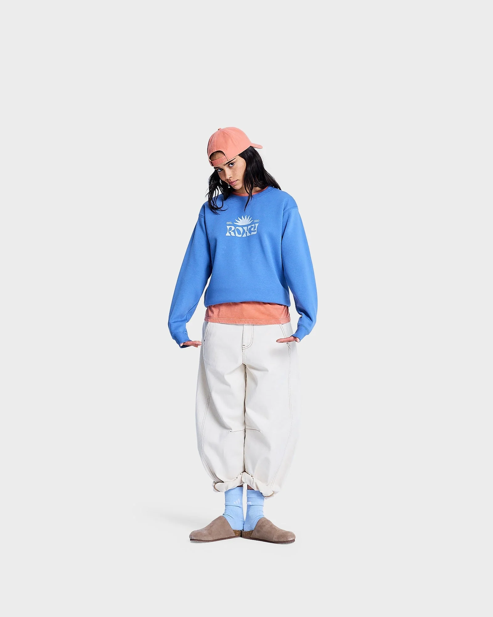 Womens Surf Stoked Crew Neck - Image 6