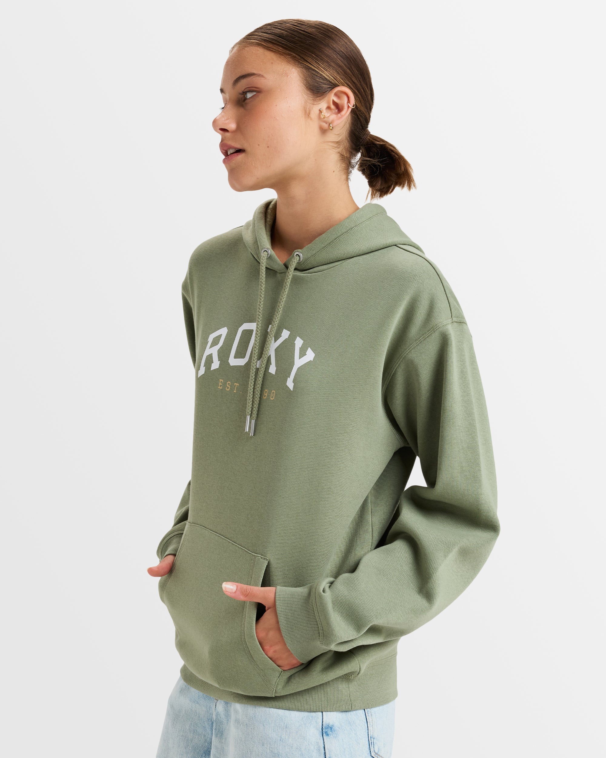 Womens Surf Stoked Pullover Hoodie - Image 2