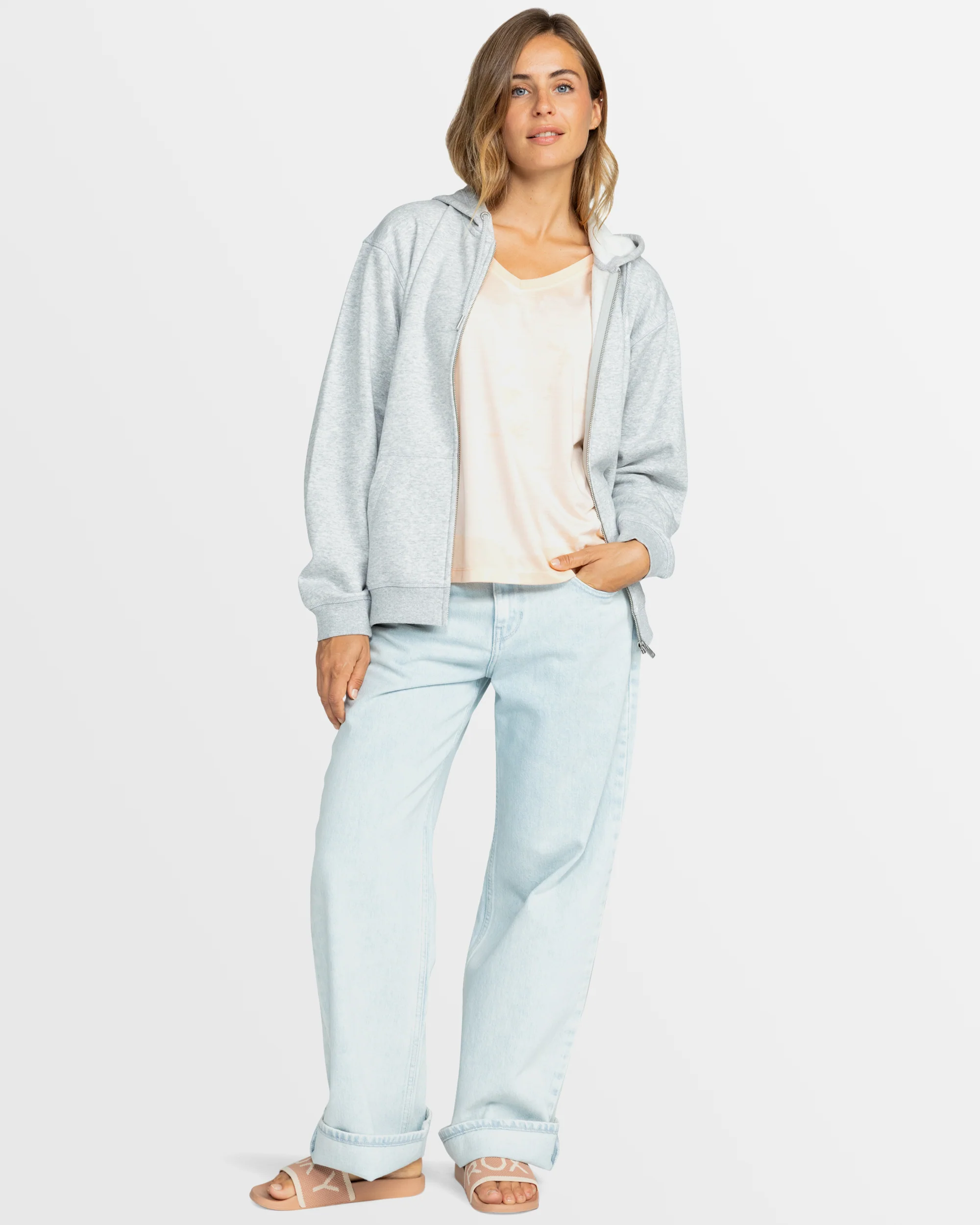 Womens Surf Stoked Zip-Up Hoodie - Image 5