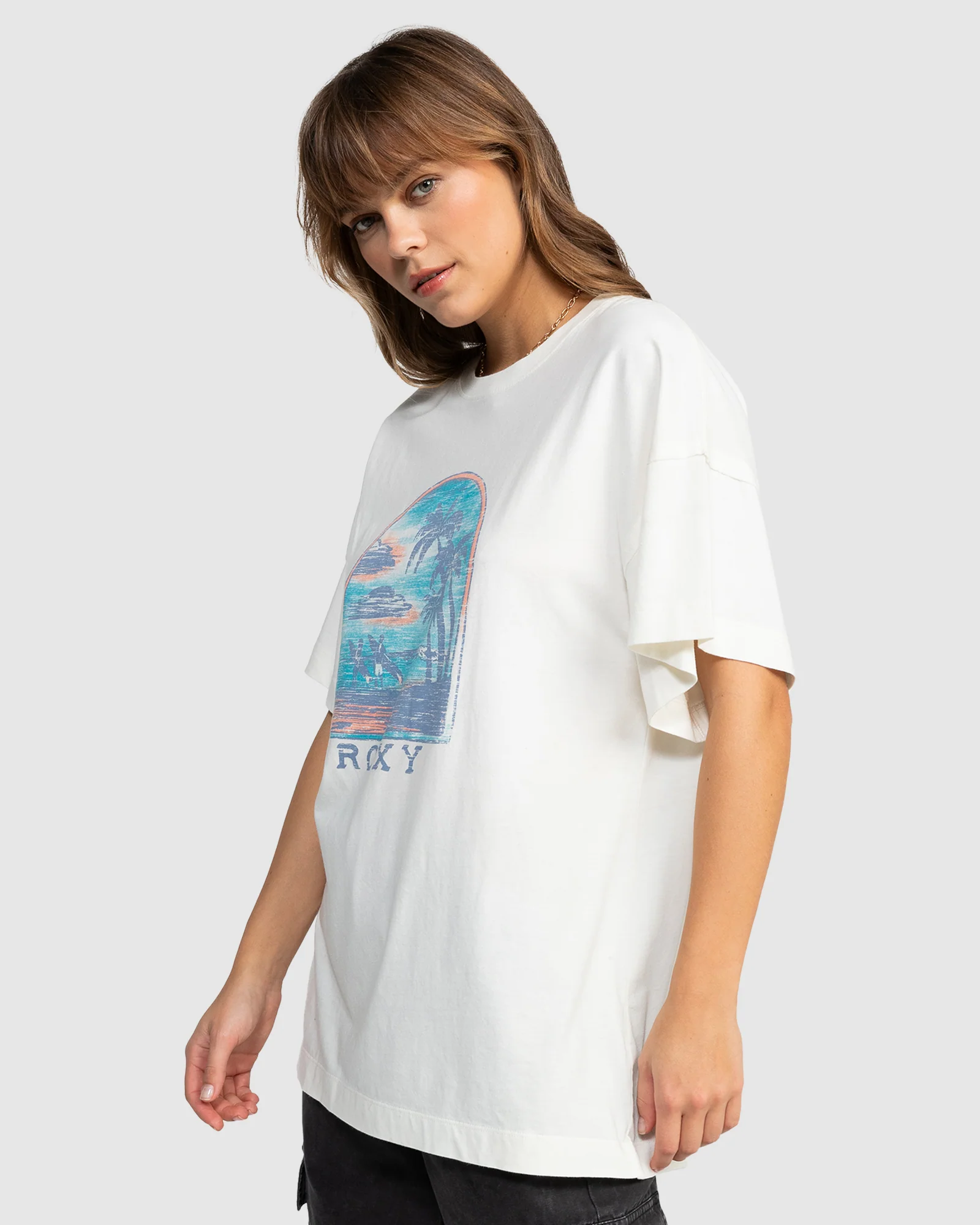 Womens Sweeter Sun B Oversized Short Sleeve T-Shirt - Image 2
