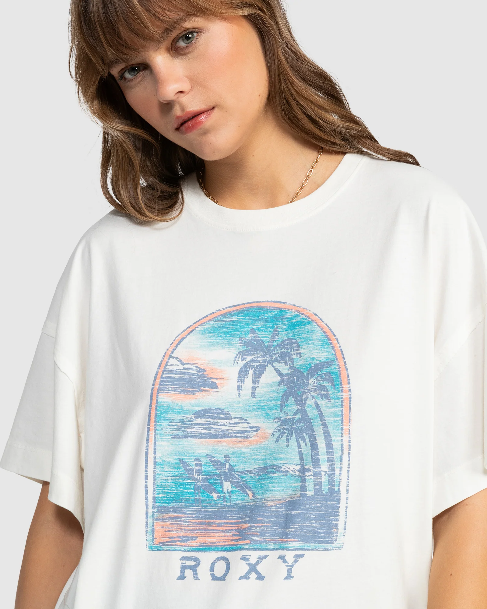 Womens Sweeter Sun B Oversized Short Sleeve T-Shirt - Image 4