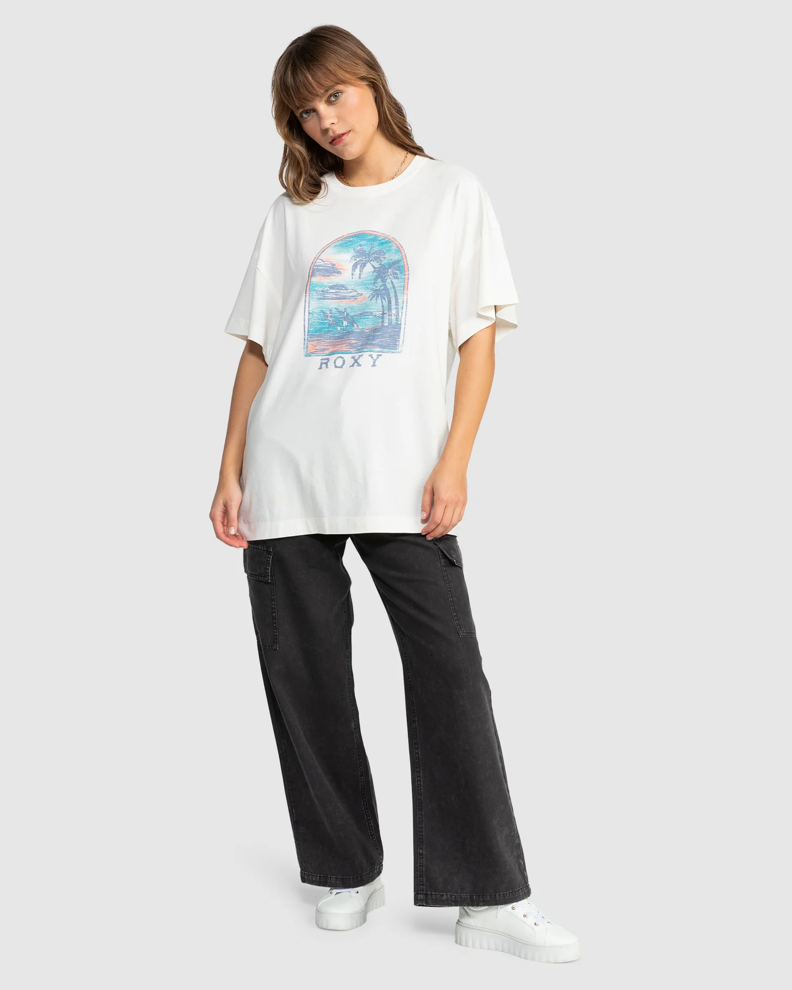 Womens Sweeter Sun B Oversized Short Sleeve T-Shirt - Image 5