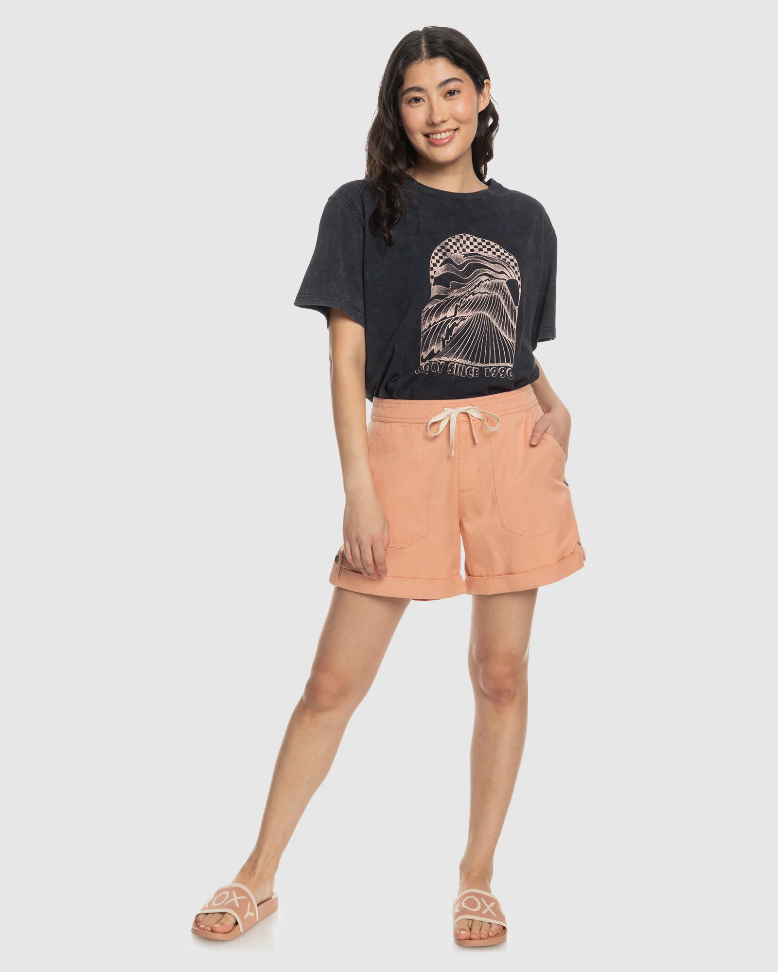 Womens Sweetest Life Elasticated Waist Casual Shorts - Image 5