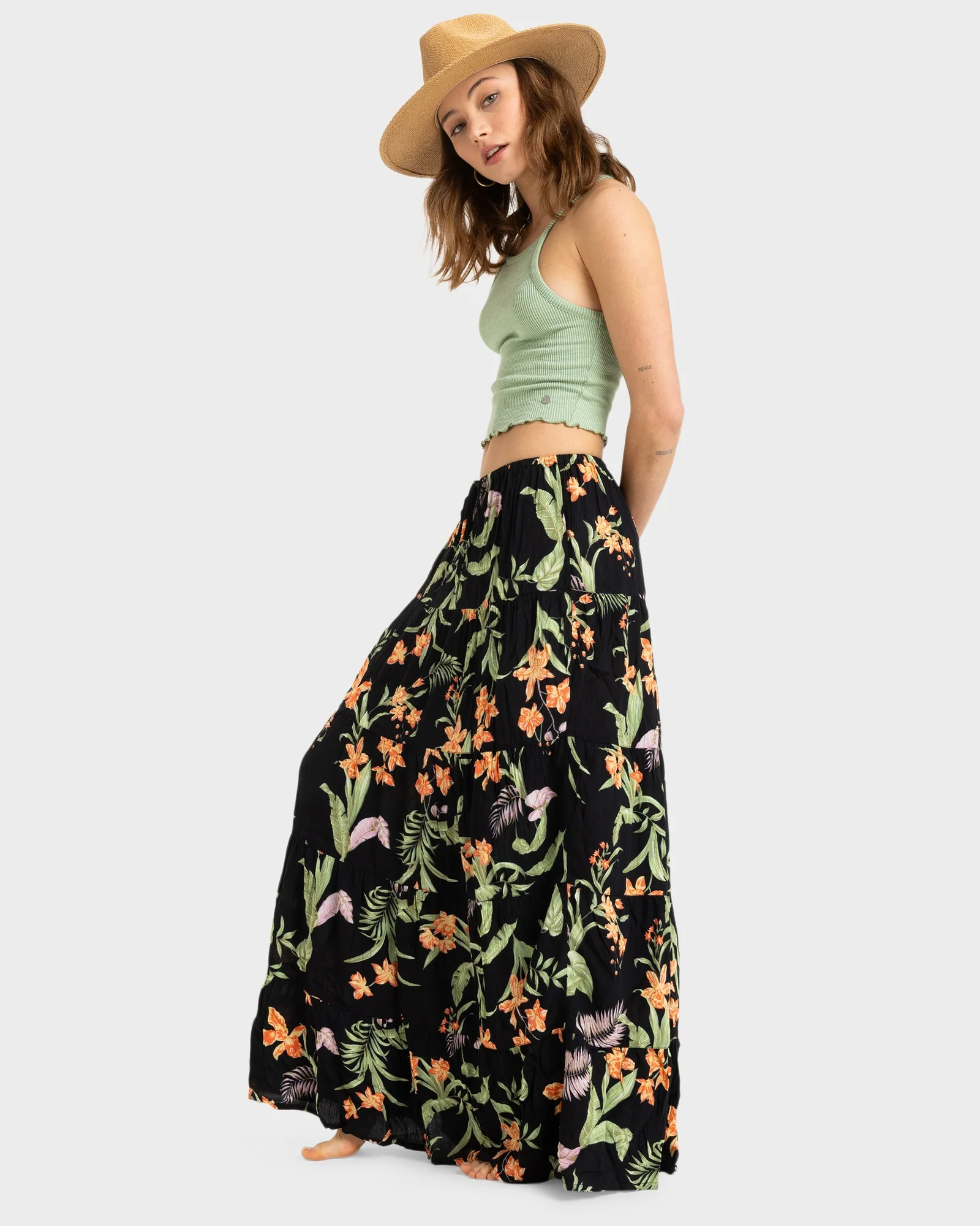 Womens Sweetwater Maxi Printed Skirts - Image 3