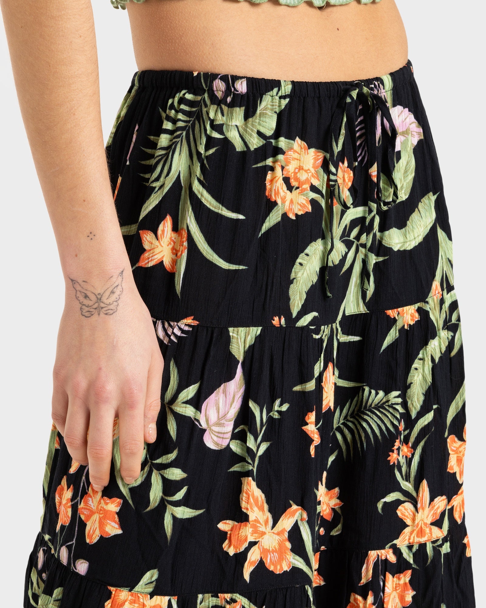 Womens Sweetwater Maxi Printed Skirts - Image 4