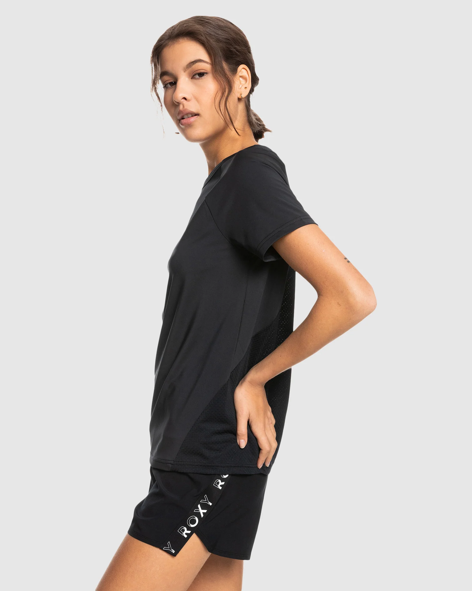 Womens Tech Tee With Mesh T-Shirt - Image 2