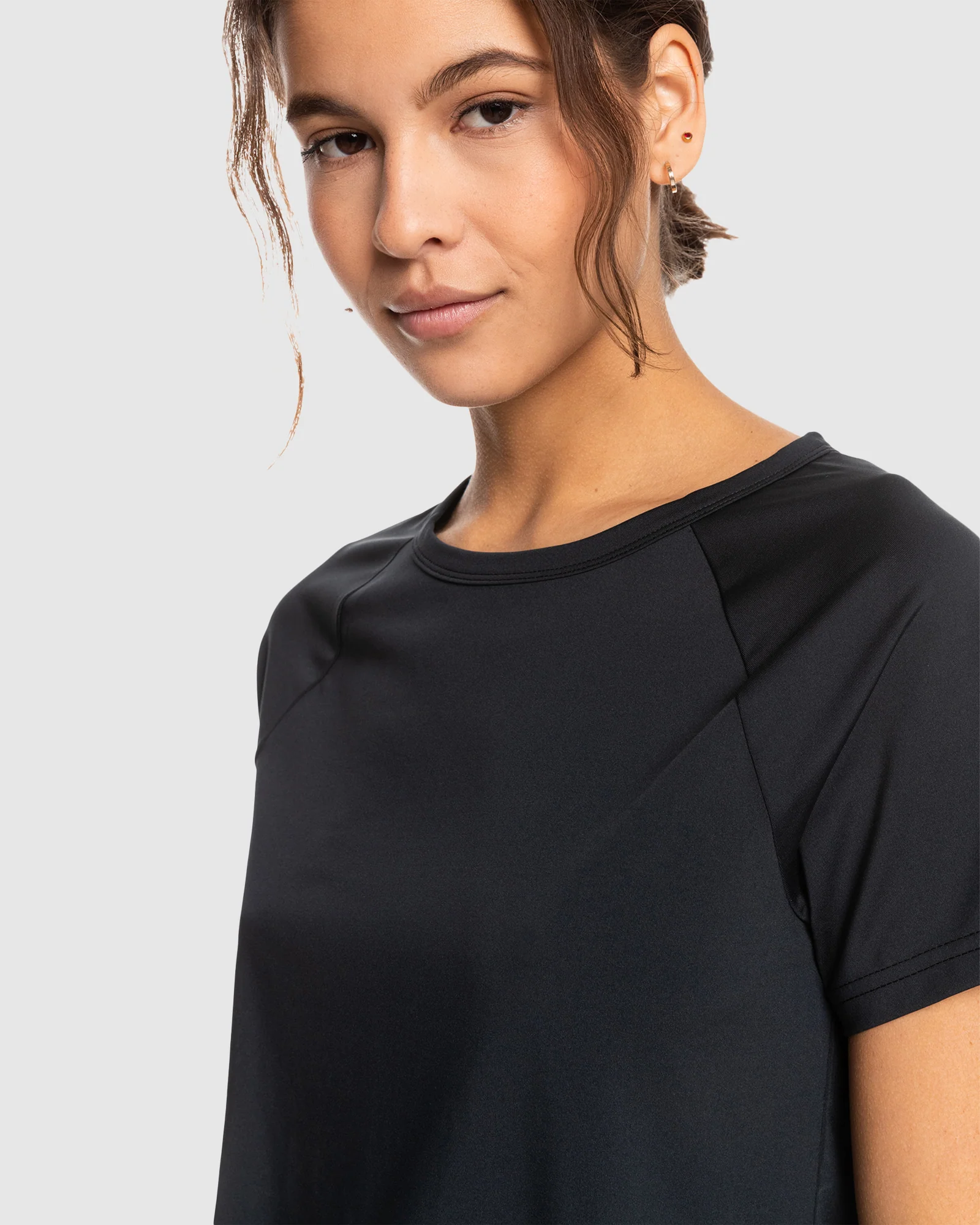 Womens Tech Tee With Mesh T-Shirt - Image 4