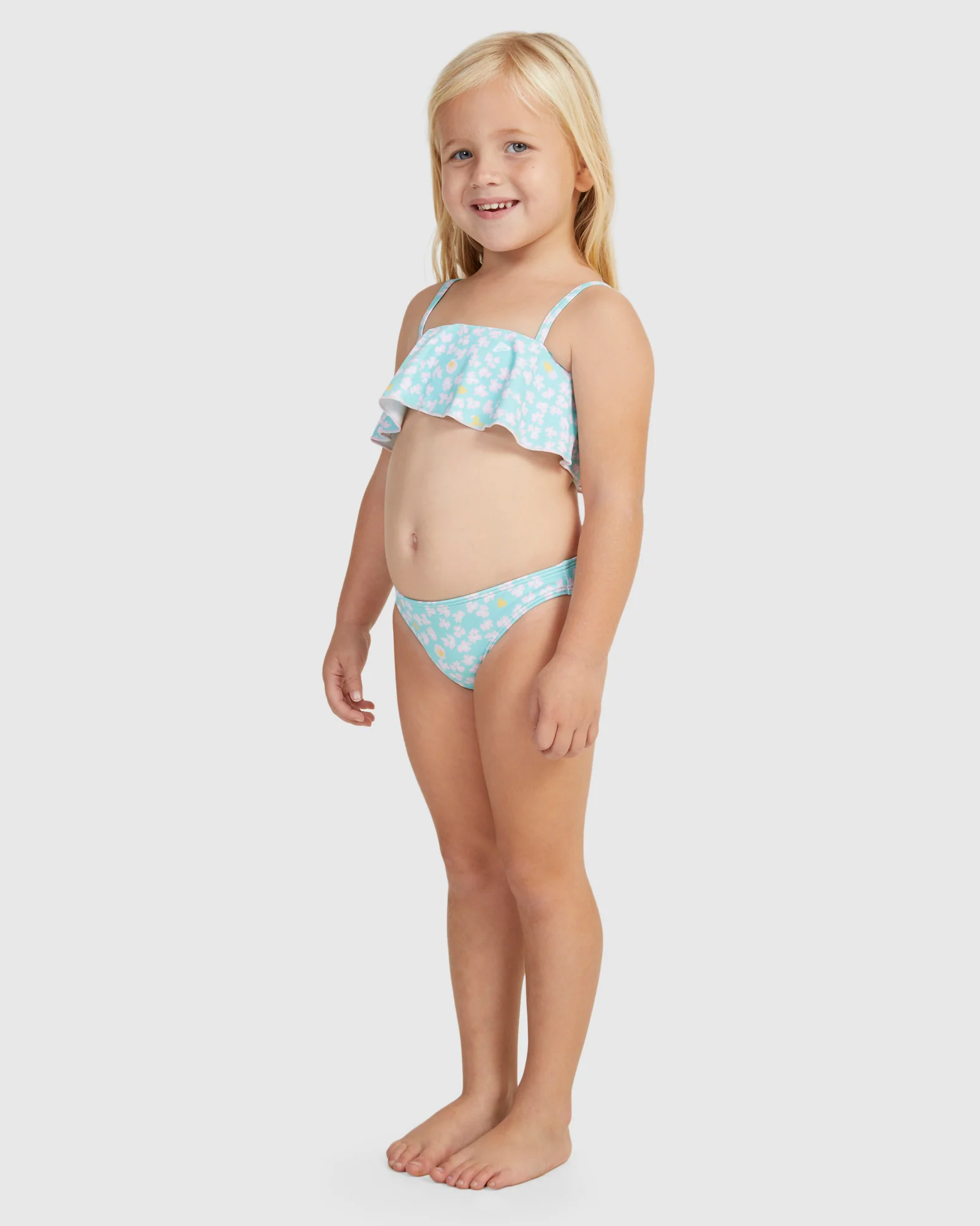 Girls 2-7 Teenie Ditsy Flutter Set Bikini - Image 2