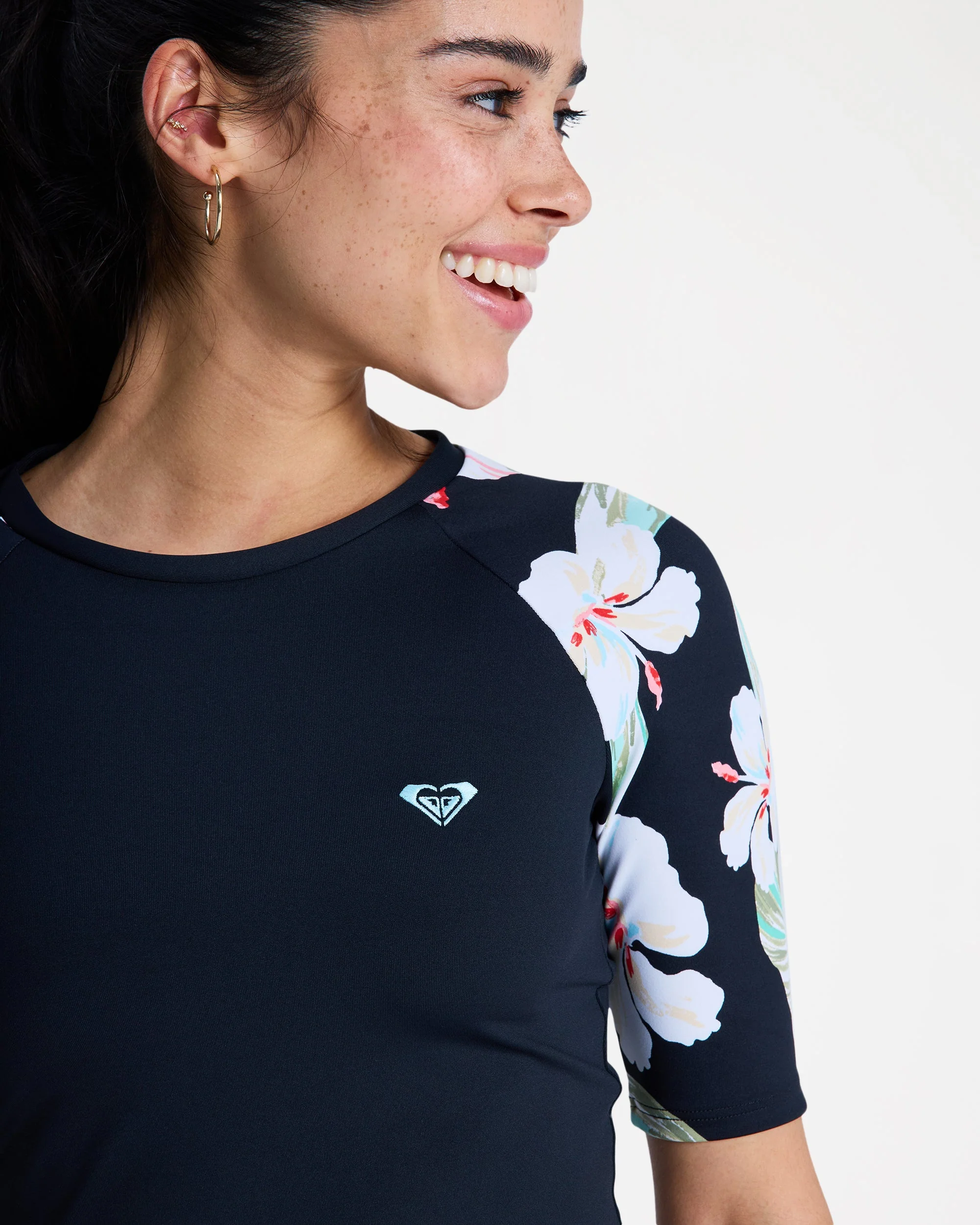 Womens The Classic Lycra Short Sleeve Rash Vest - Image 4