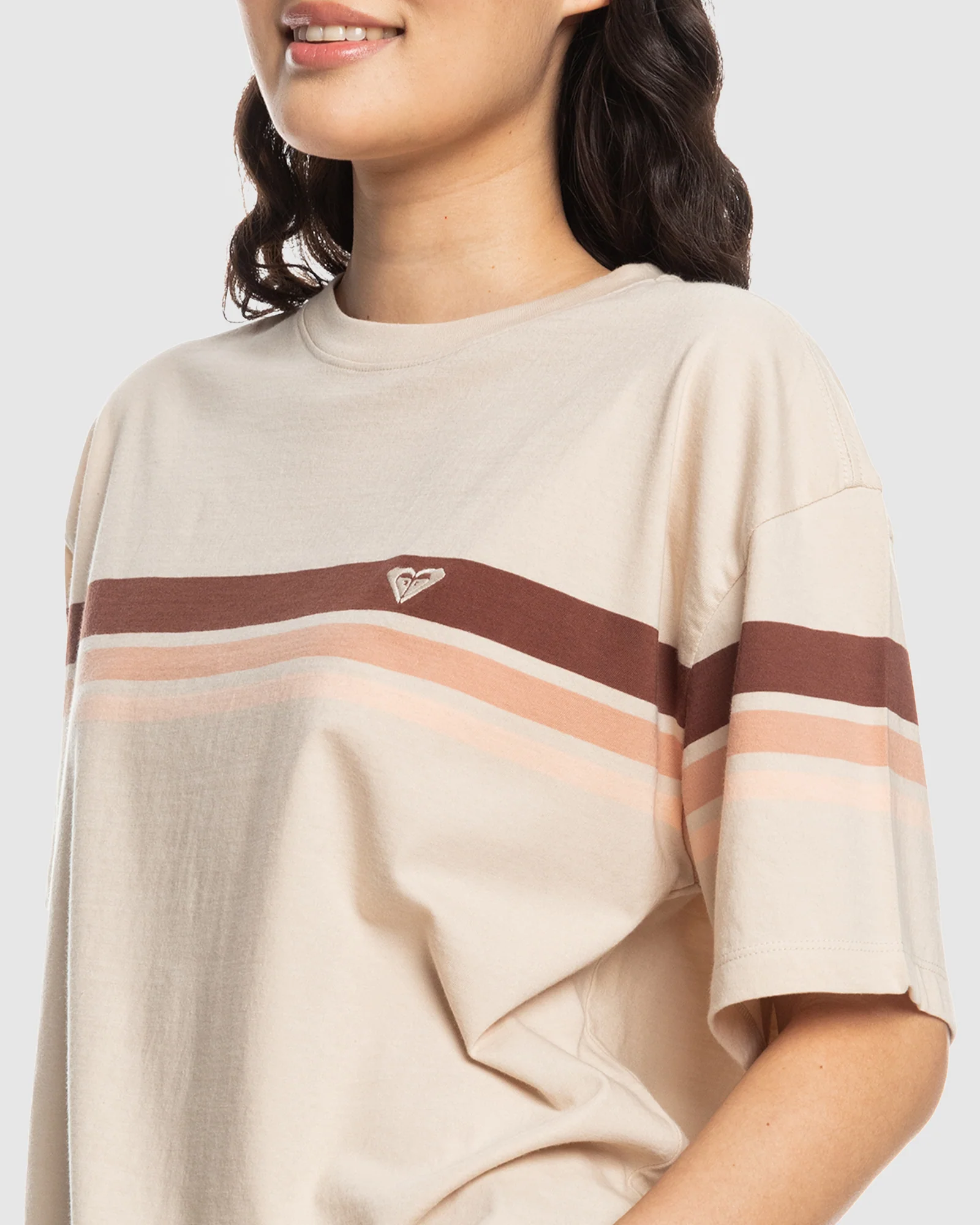 Womens The Colorful Beach Oversized T-Shirt - Image 4