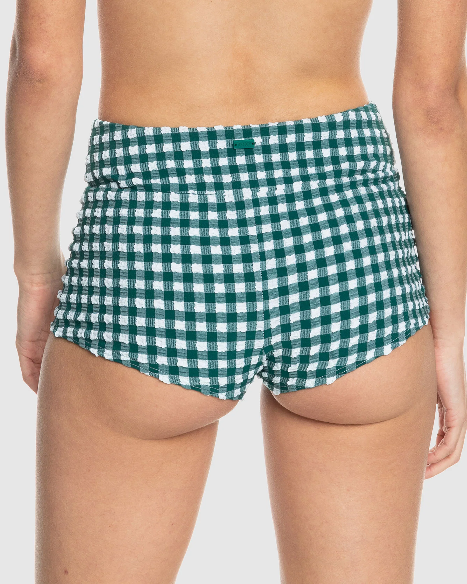 Womens The Plaid Pulse Boyleg Bikini Bottom - Image 3