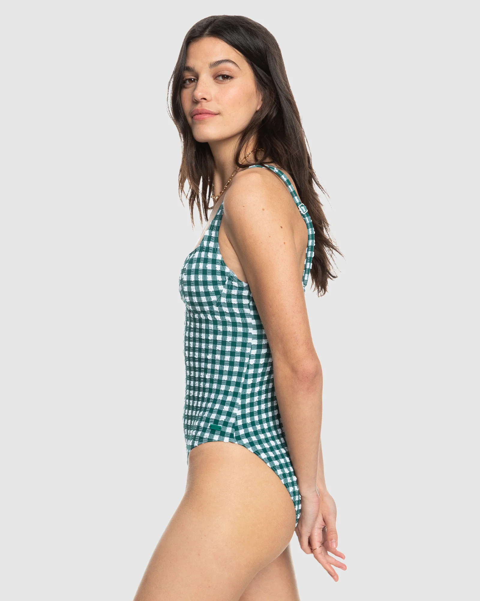 Womens The Plaid Pulse One Piece Swimsuit - Image 2