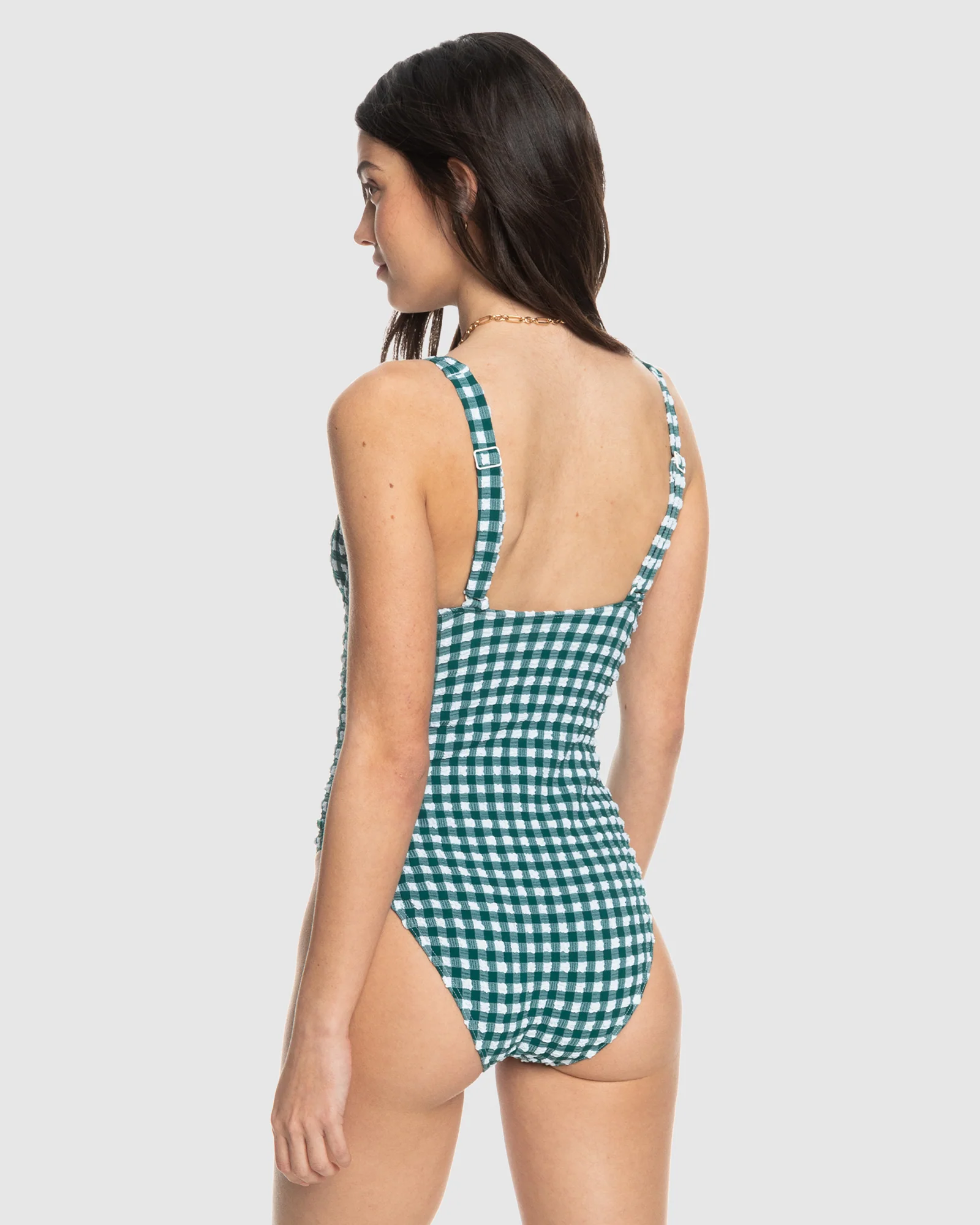 Womens The Plaid Pulse One Piece Swimsuit - Image 3