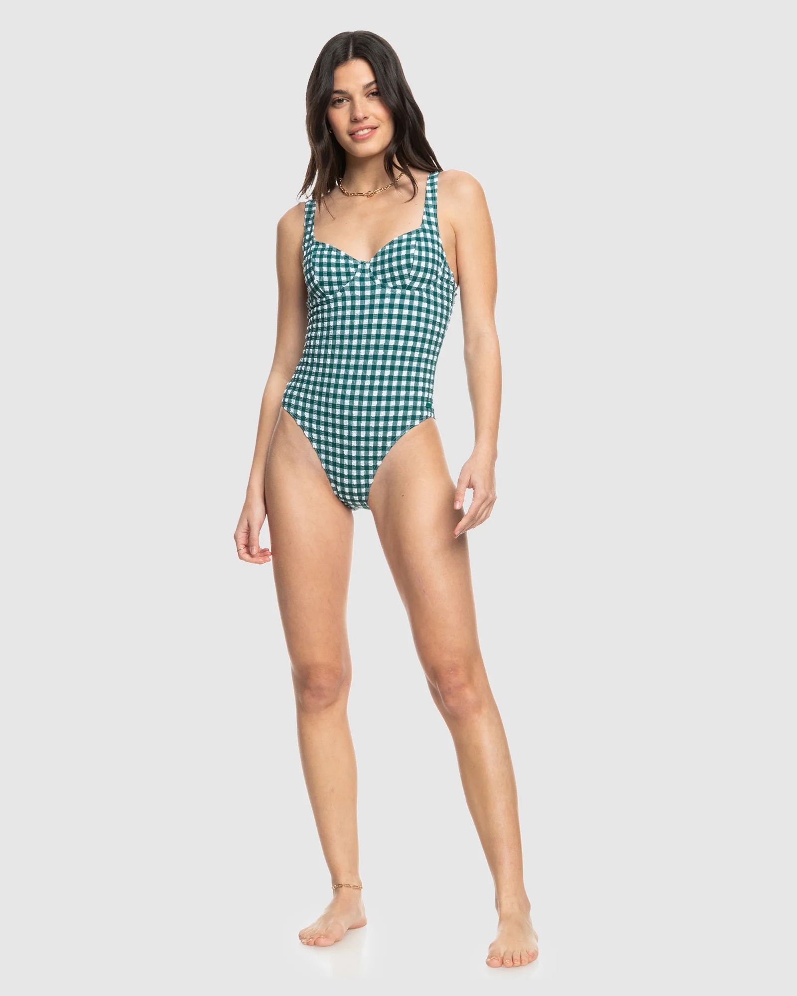 Womens The Plaid Pulse One Piece Swimsuit - Image 5