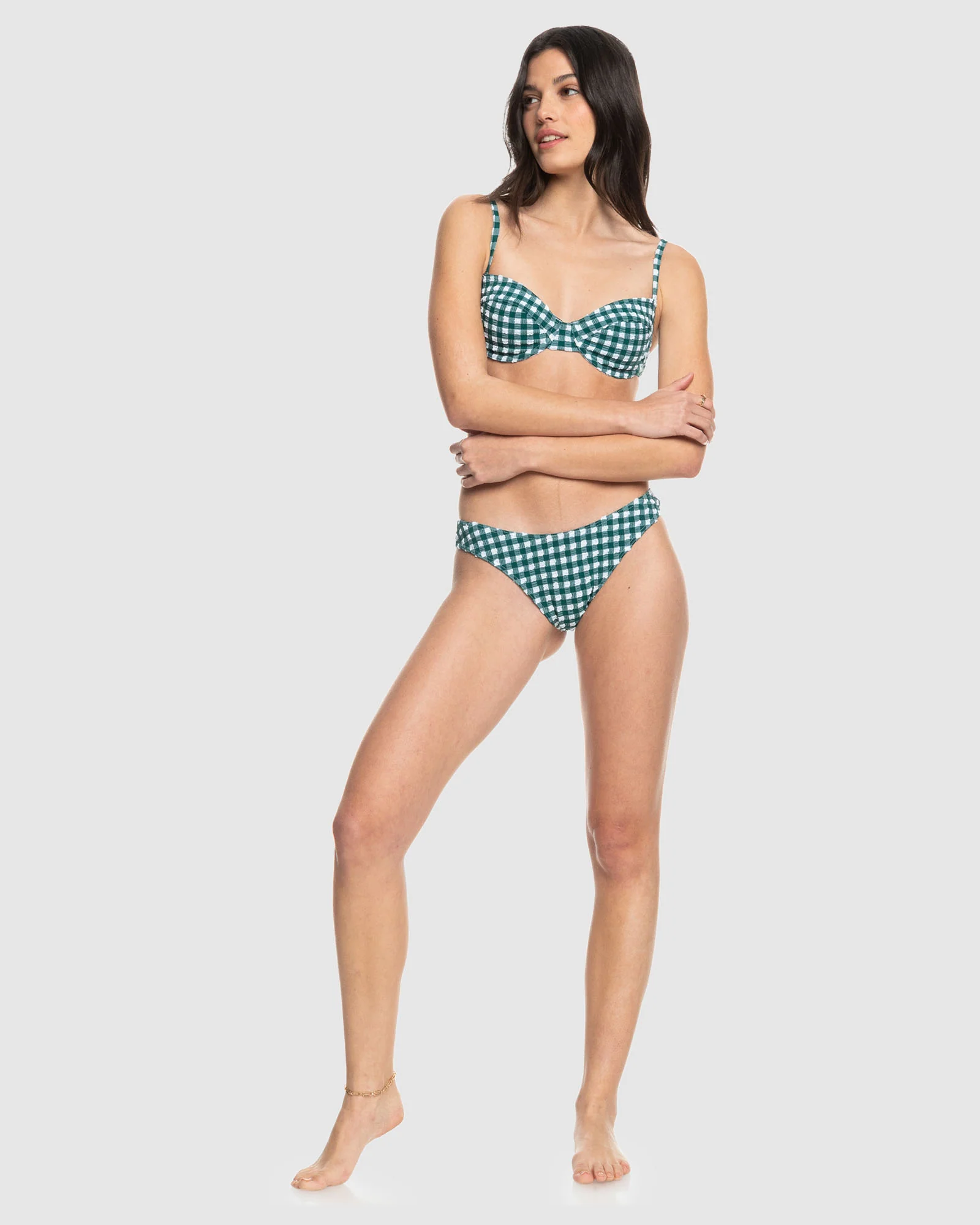 Womens The Plaid Pulse Uw Bra Bikini Top - Image 4