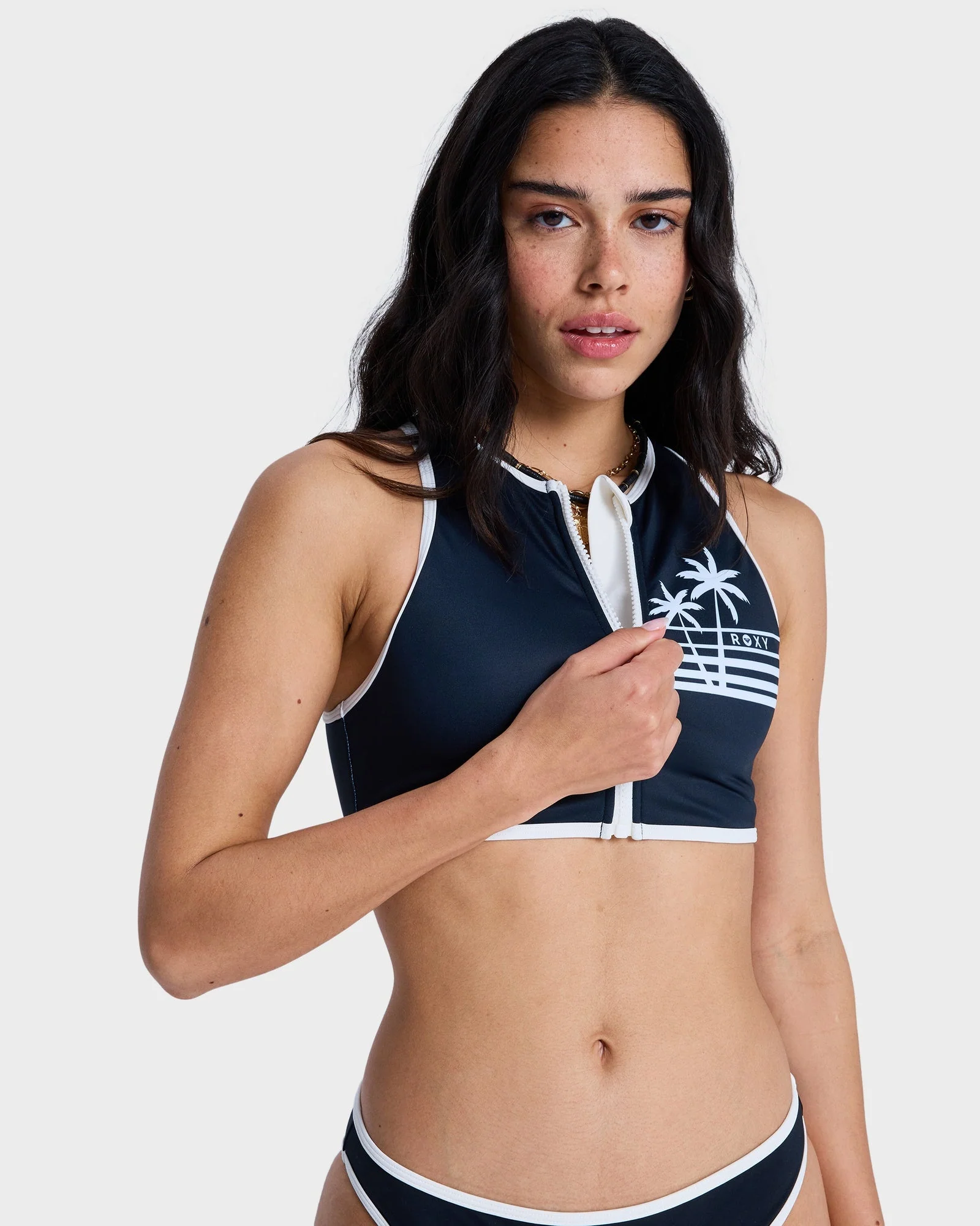 Womens The Retro Crop Bikini Top - Image 4