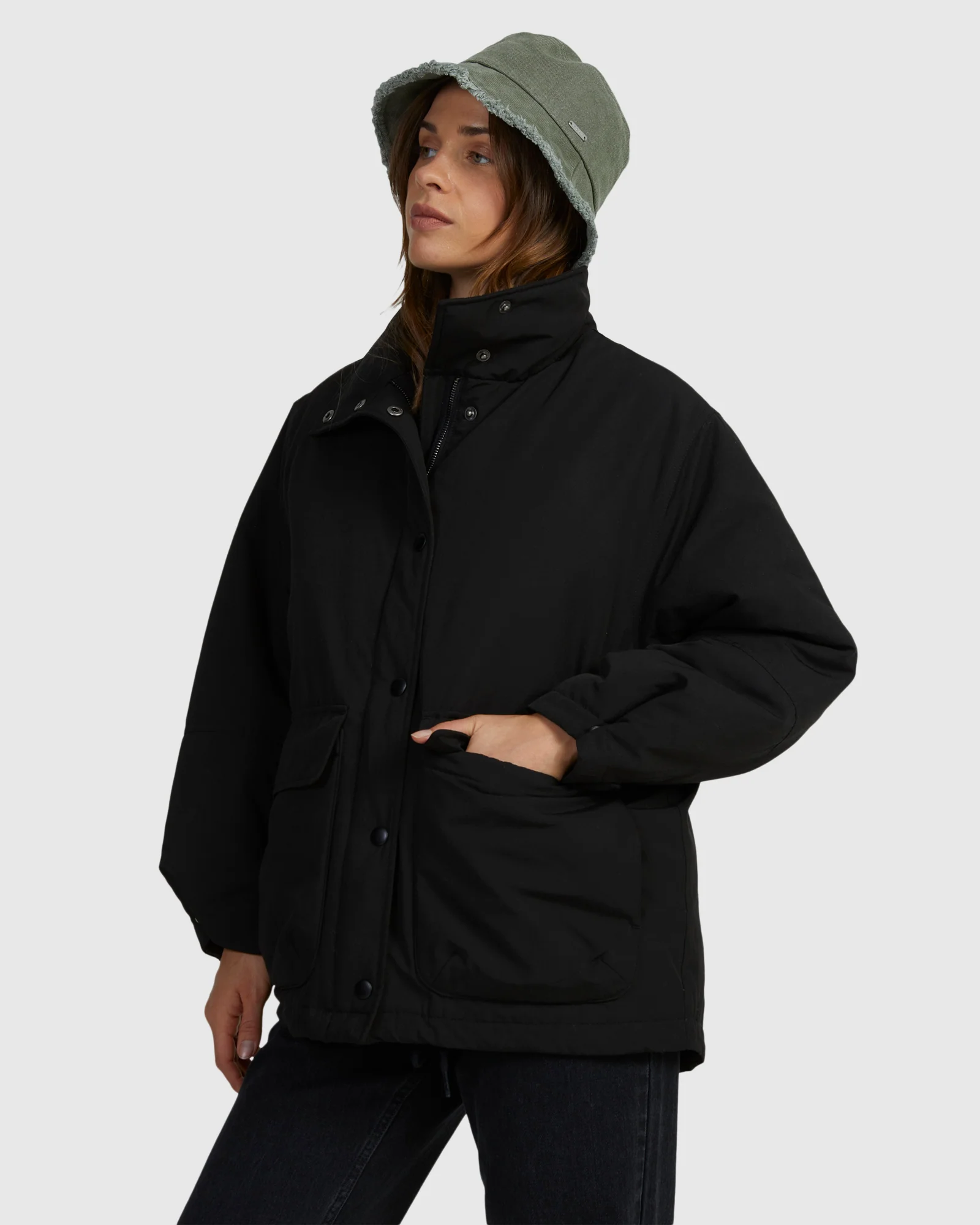 Womens This Time Puffer Jackets - Image 2