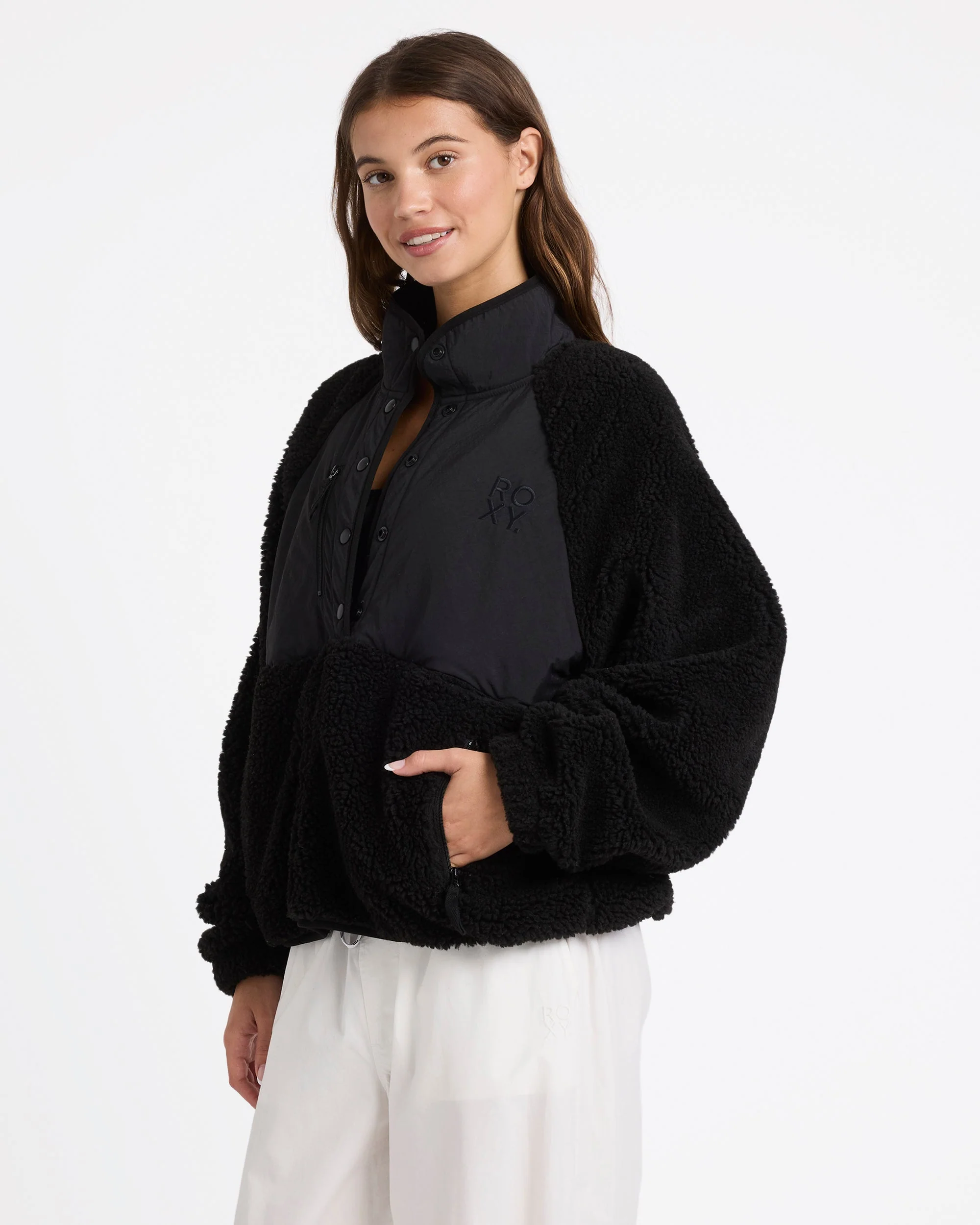 Womens Till Dawn Fleece Pullover - Image 4