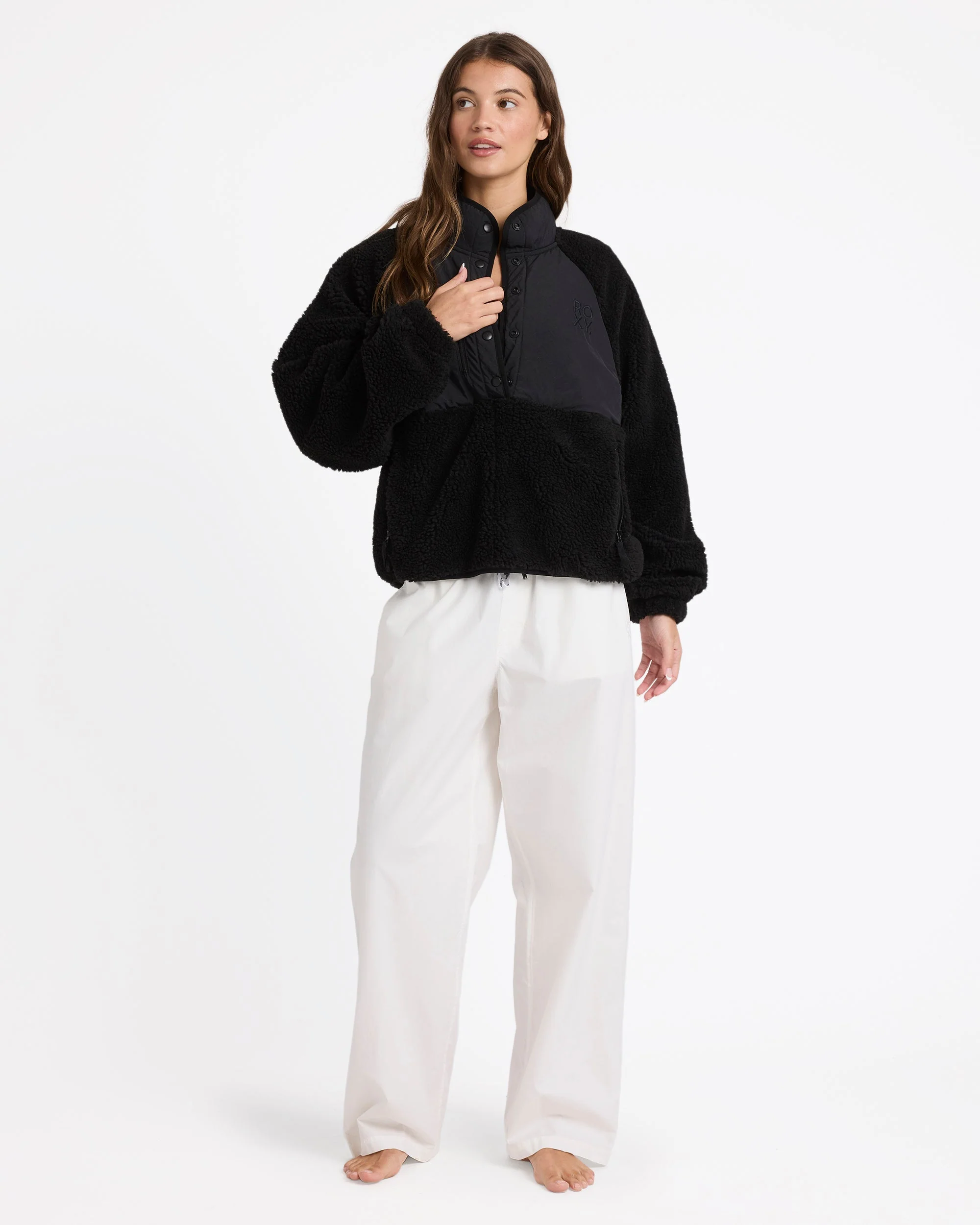 Womens Till Dawn Fleece Pullover - Image 6